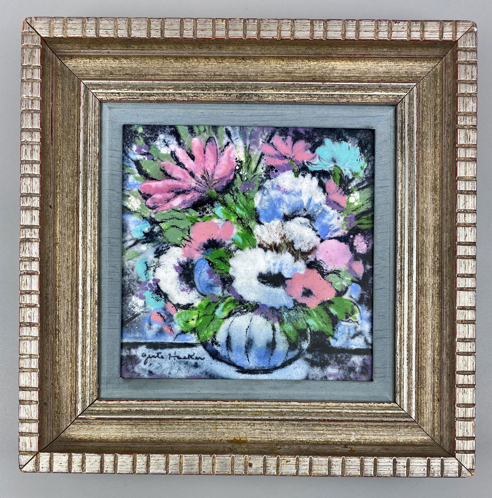 Gerta Hacker Enamel on Copper Still Life (1 of 4)