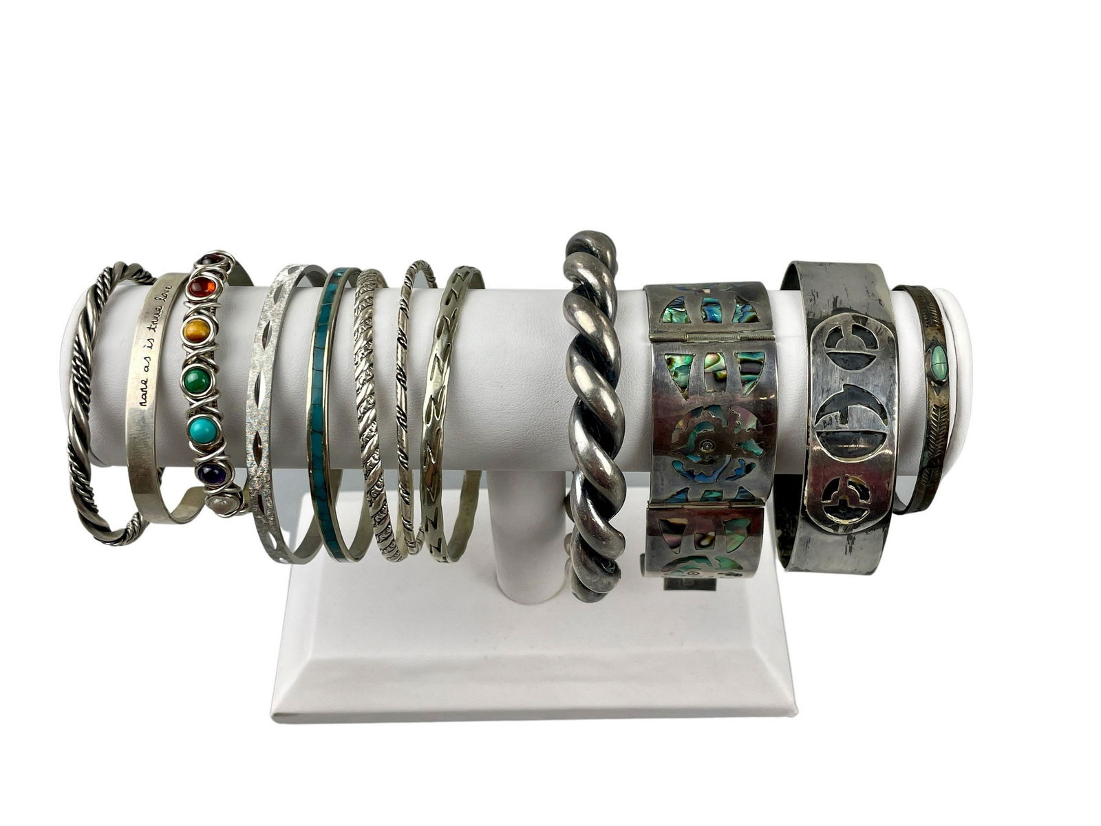 Collection of Mexican and Southwestern Bangles (1 of 5)