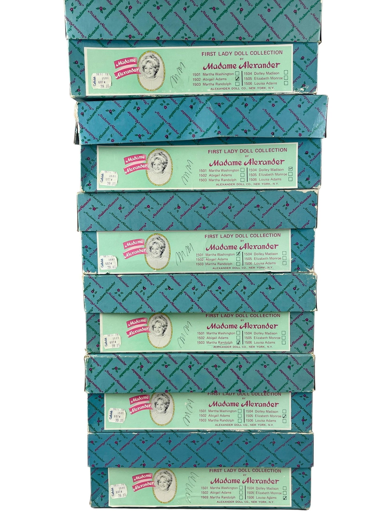 Madame Alexander First Ladies Set in Boxes (1 of 18)