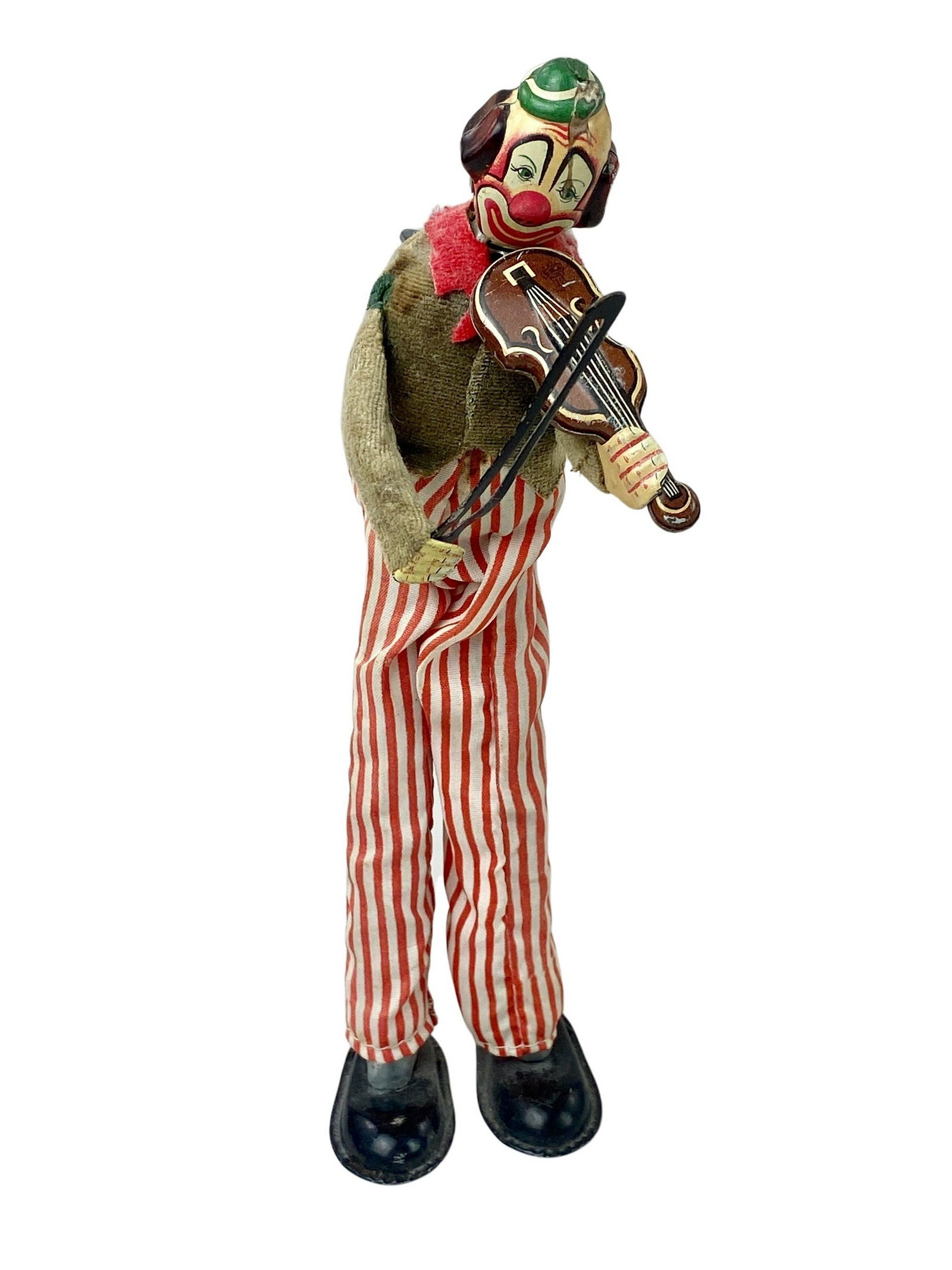 Tin Clown and Violin Windup Toy (1 of 6)