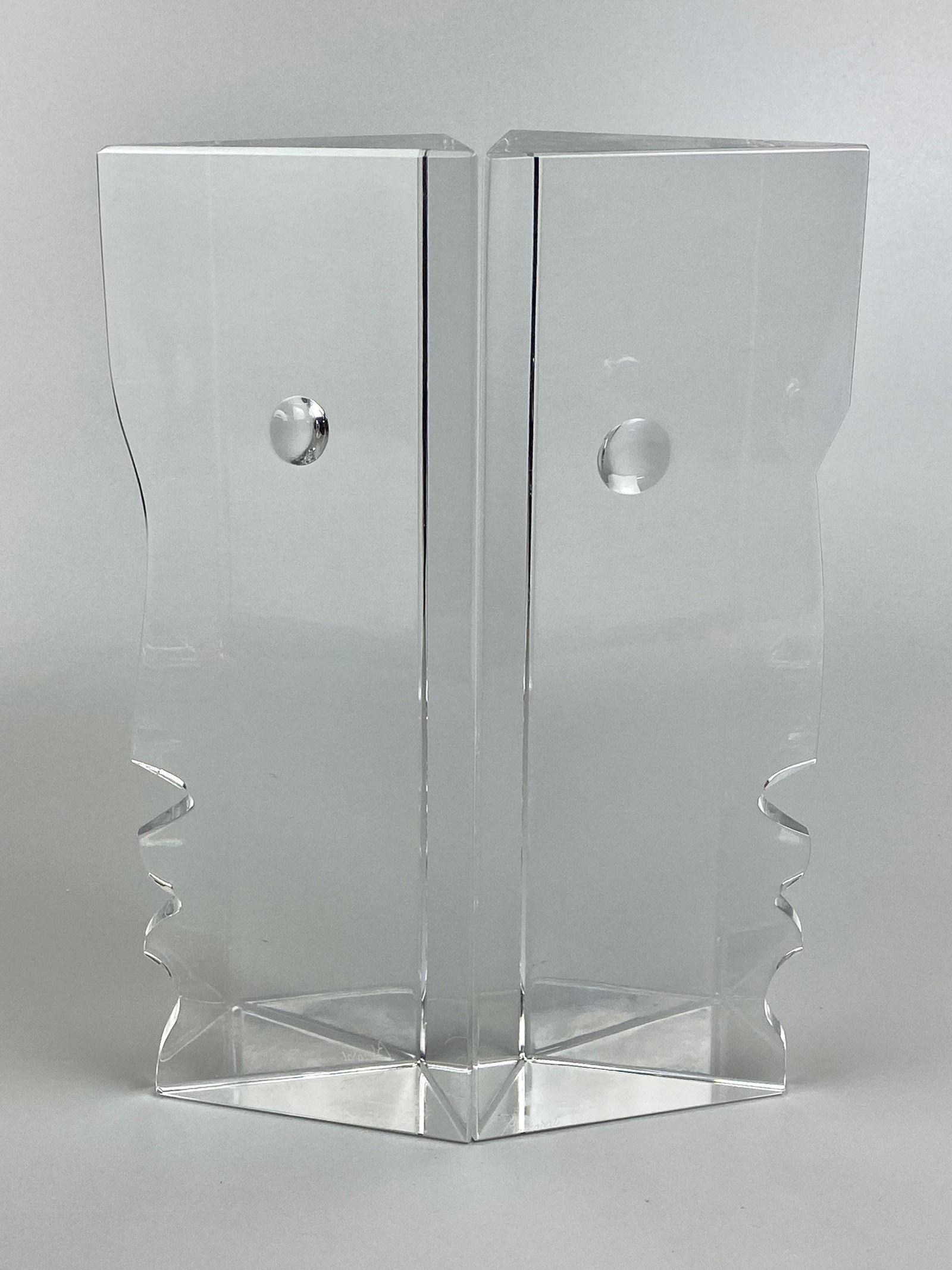 Modernist Baccarat Bookends (1 of 8)