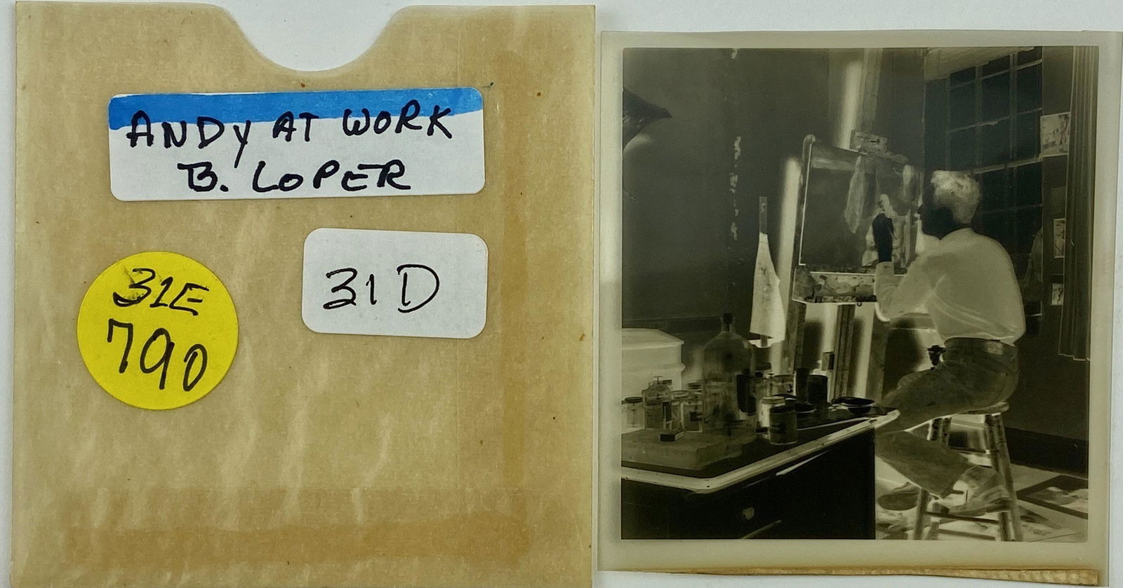 Newton Belt Photo Archive of Andrew Wyeth: A collection of photo negatives taken by photographer Newton O. Belt during the time when he was living in Pennsylvania as neightbor of Andrew Wyeth. An engineer by trade, Belt was a hobbyist photogra