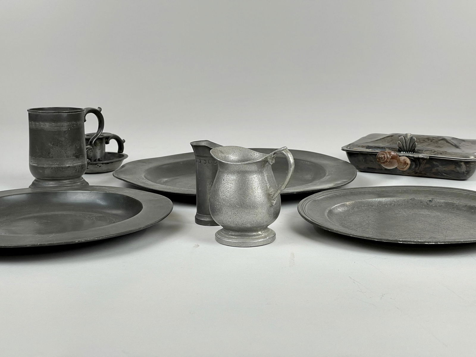 Pewter Grouping Incl. S. Dungumb and Gorwood (1 of 7)