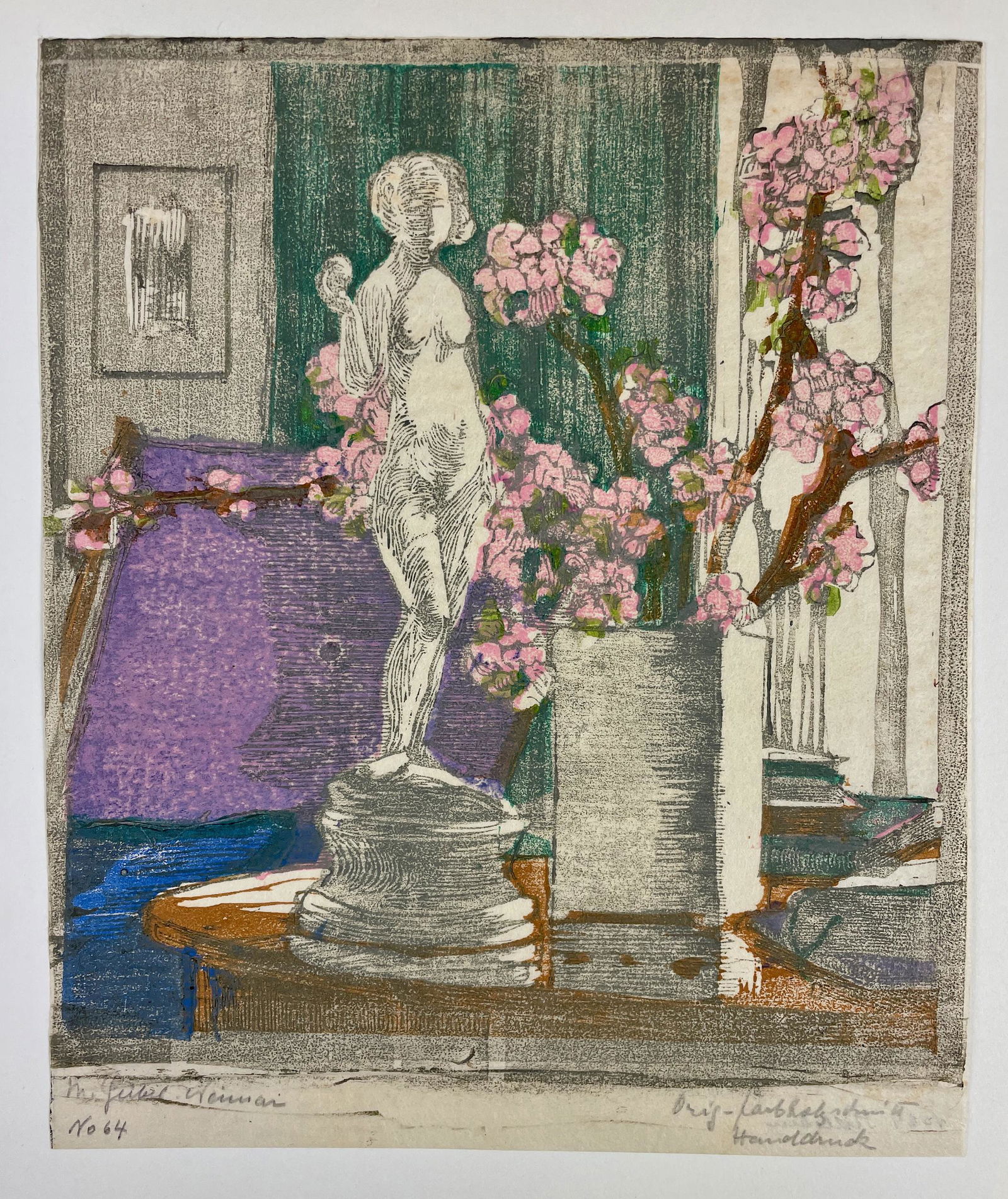 Fine Interior Woodblocks by Margarethe Geibel (1 of 8)