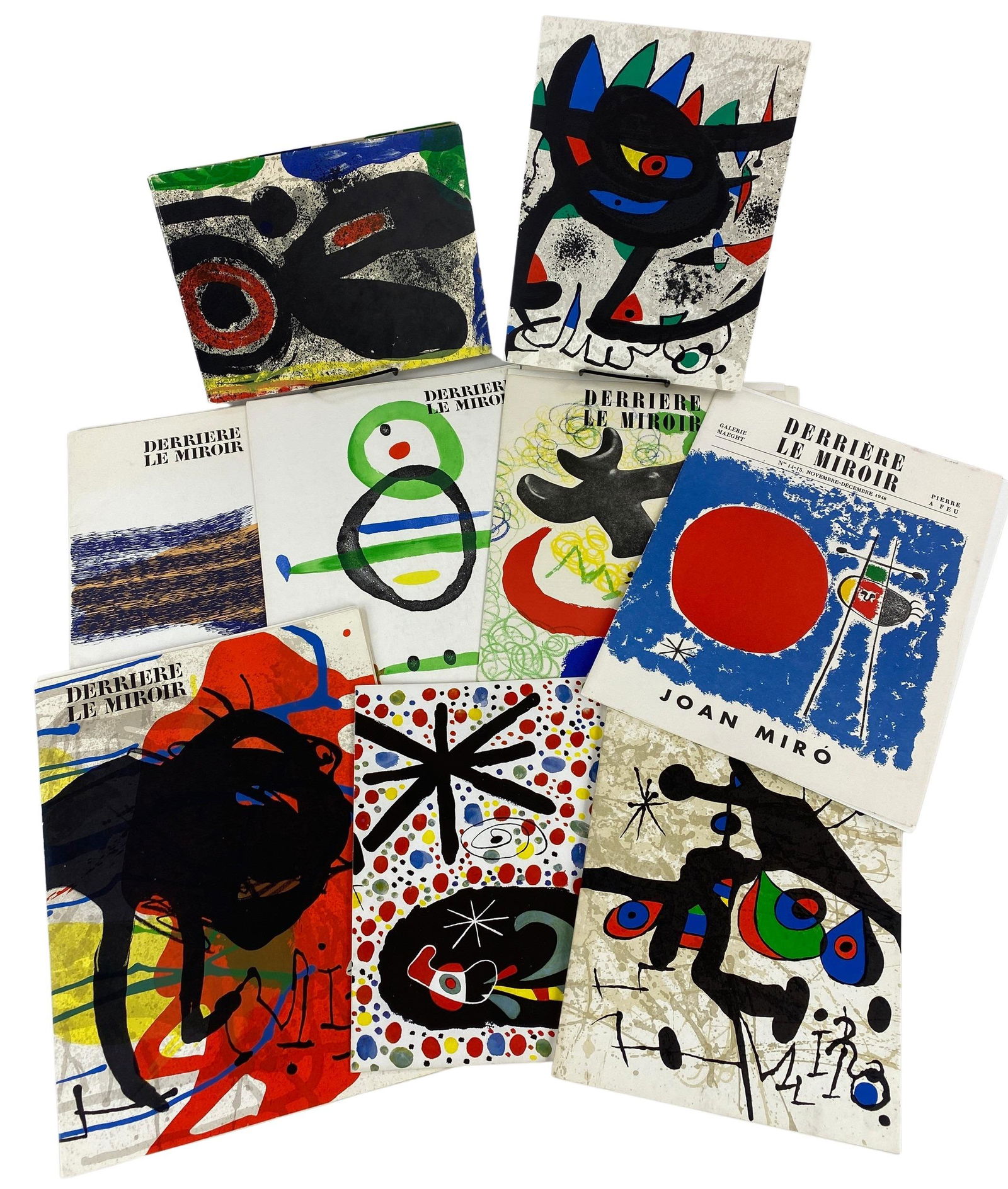 Collection of Joan Miro Folio and Catalog Exhibition Books (1 of 7)