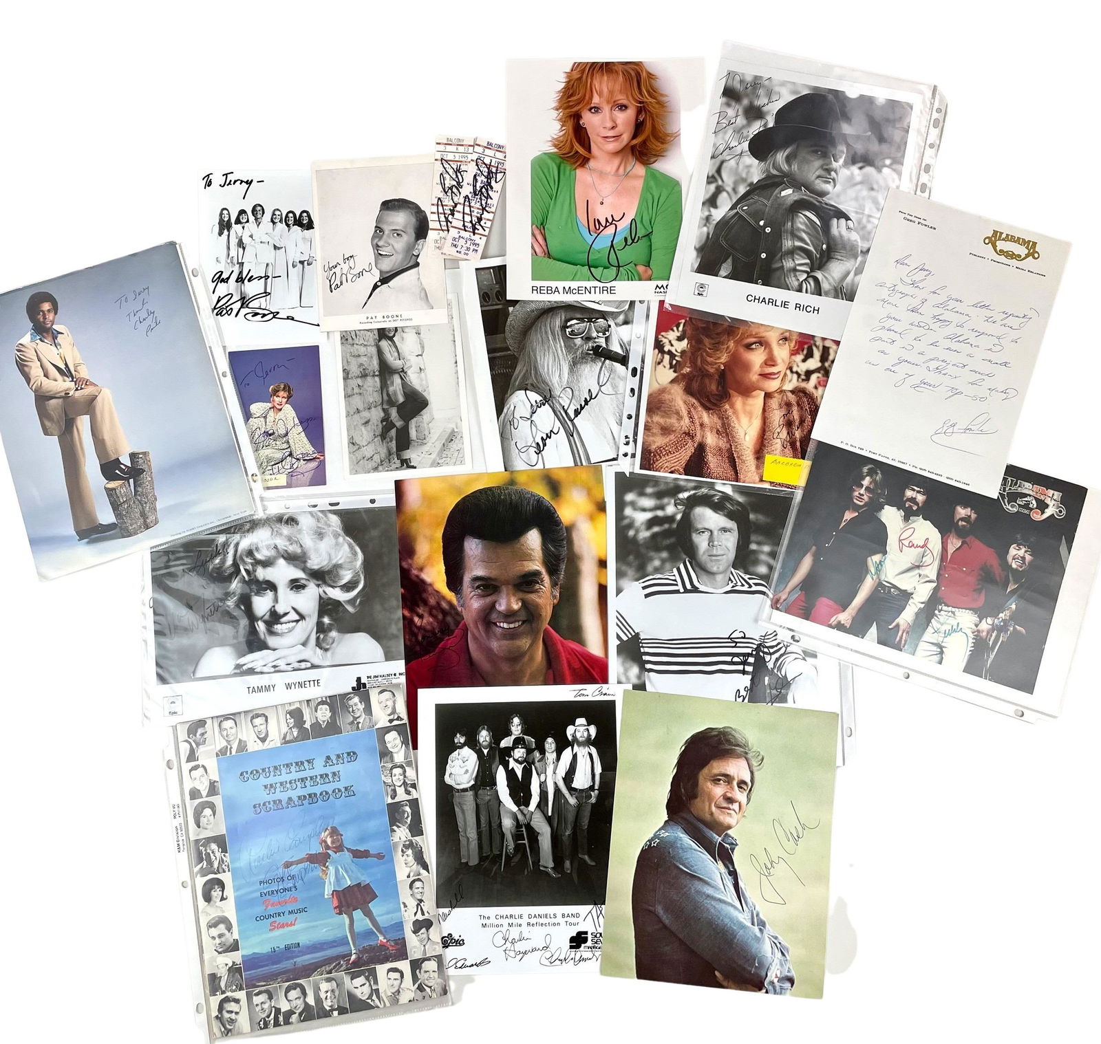 Autograph Collection of Country Music Stars (1 of 2)