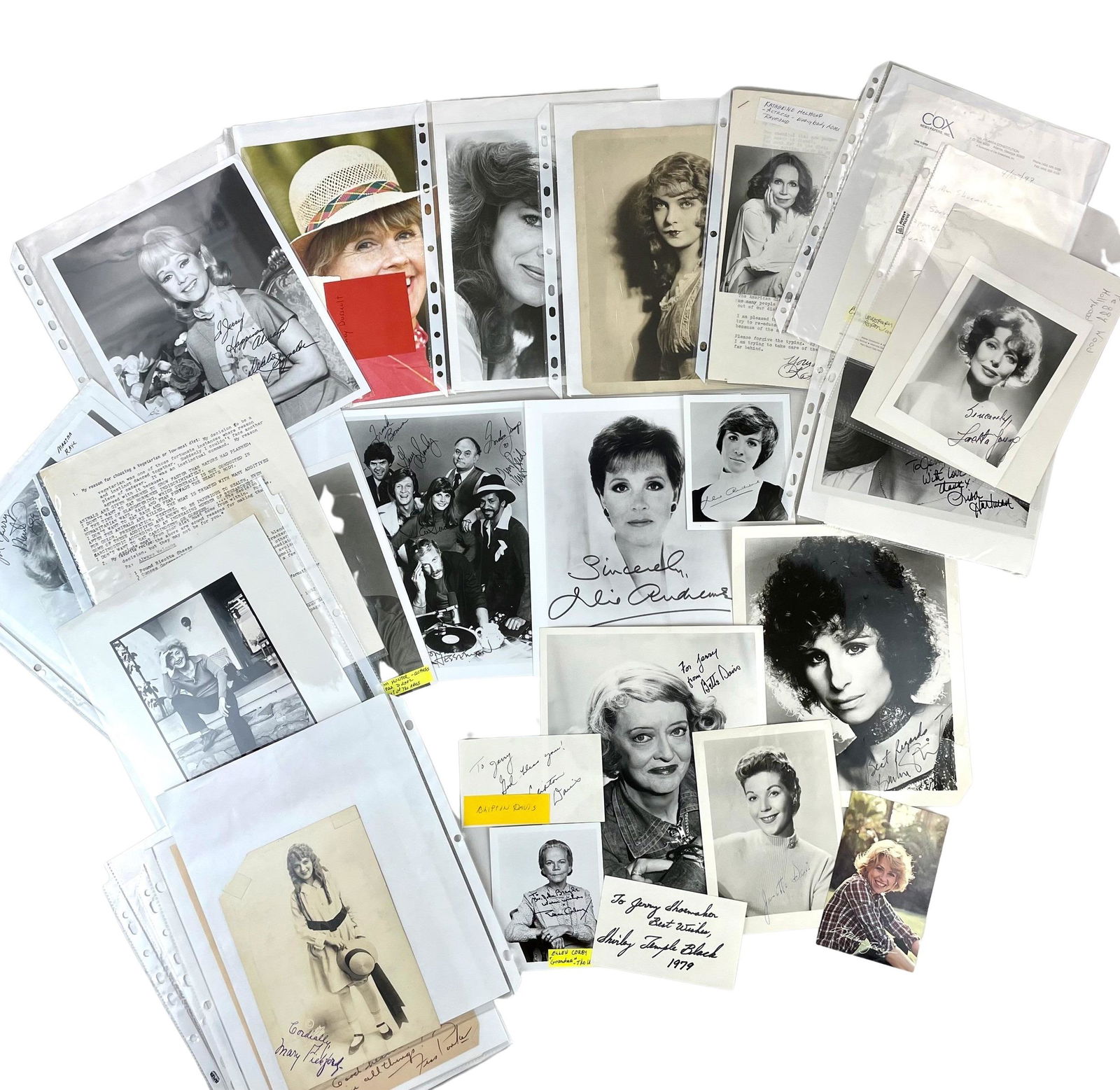 Classic Hollywood Actresses Autograph Collection (1 of 2)