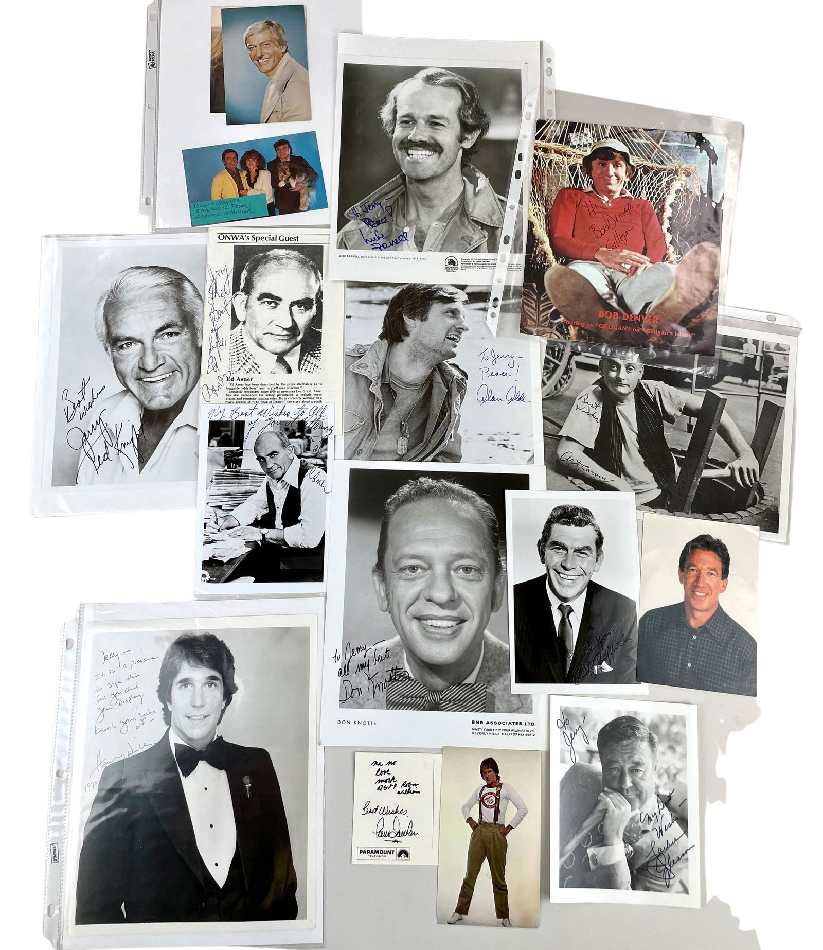 Hollywood Funny Men Autograph Collection (1 of 3)