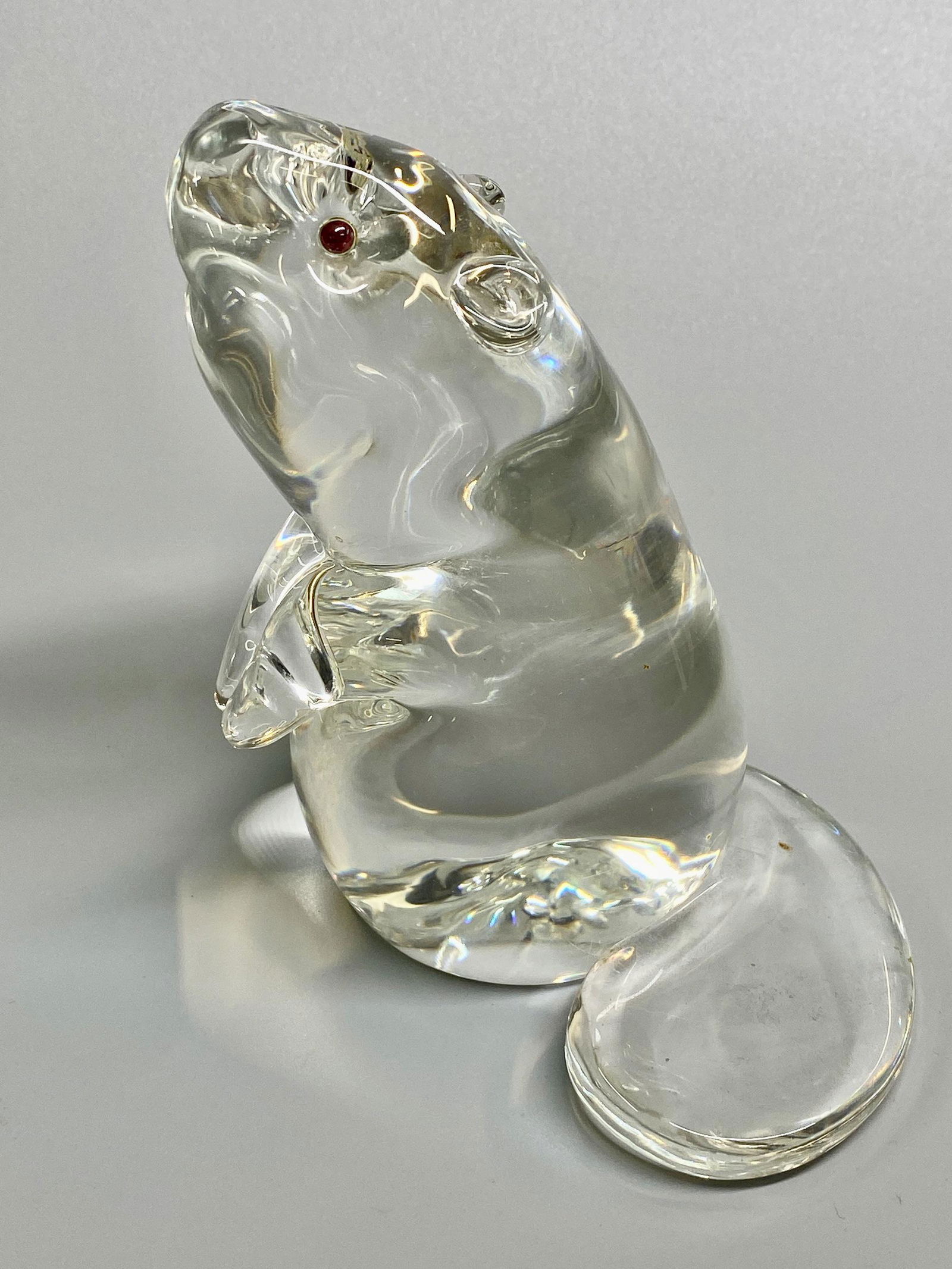 Steuben Glass Mouse Paperweight (1 of 4)