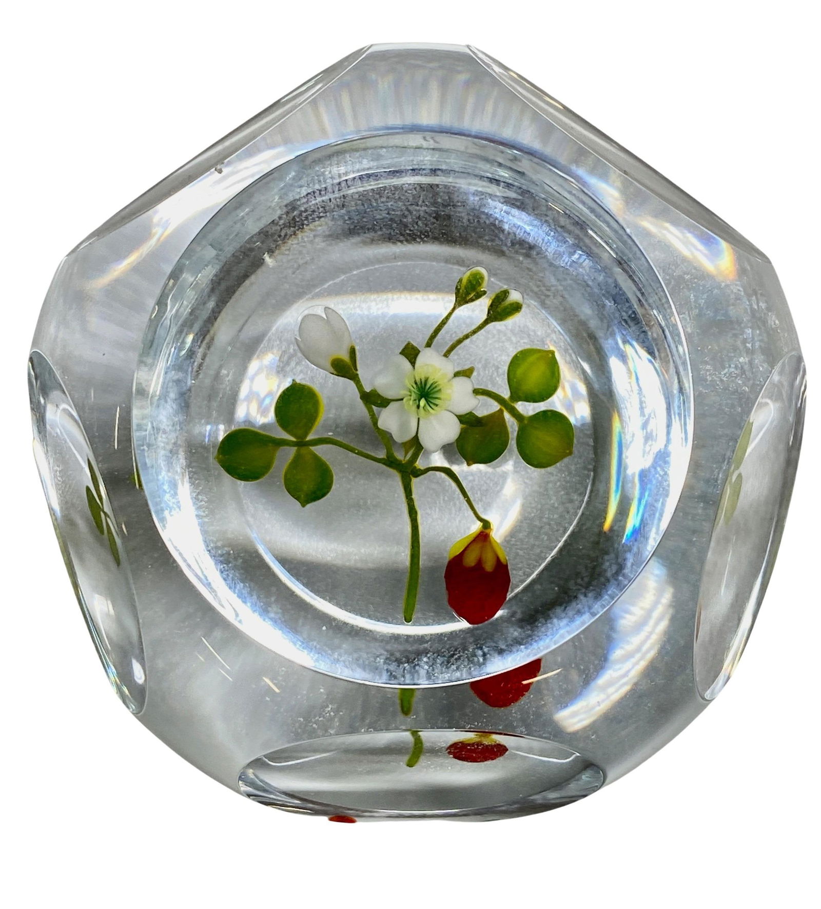 Paul Stankard Strawberry Paperweight (1 of 7)