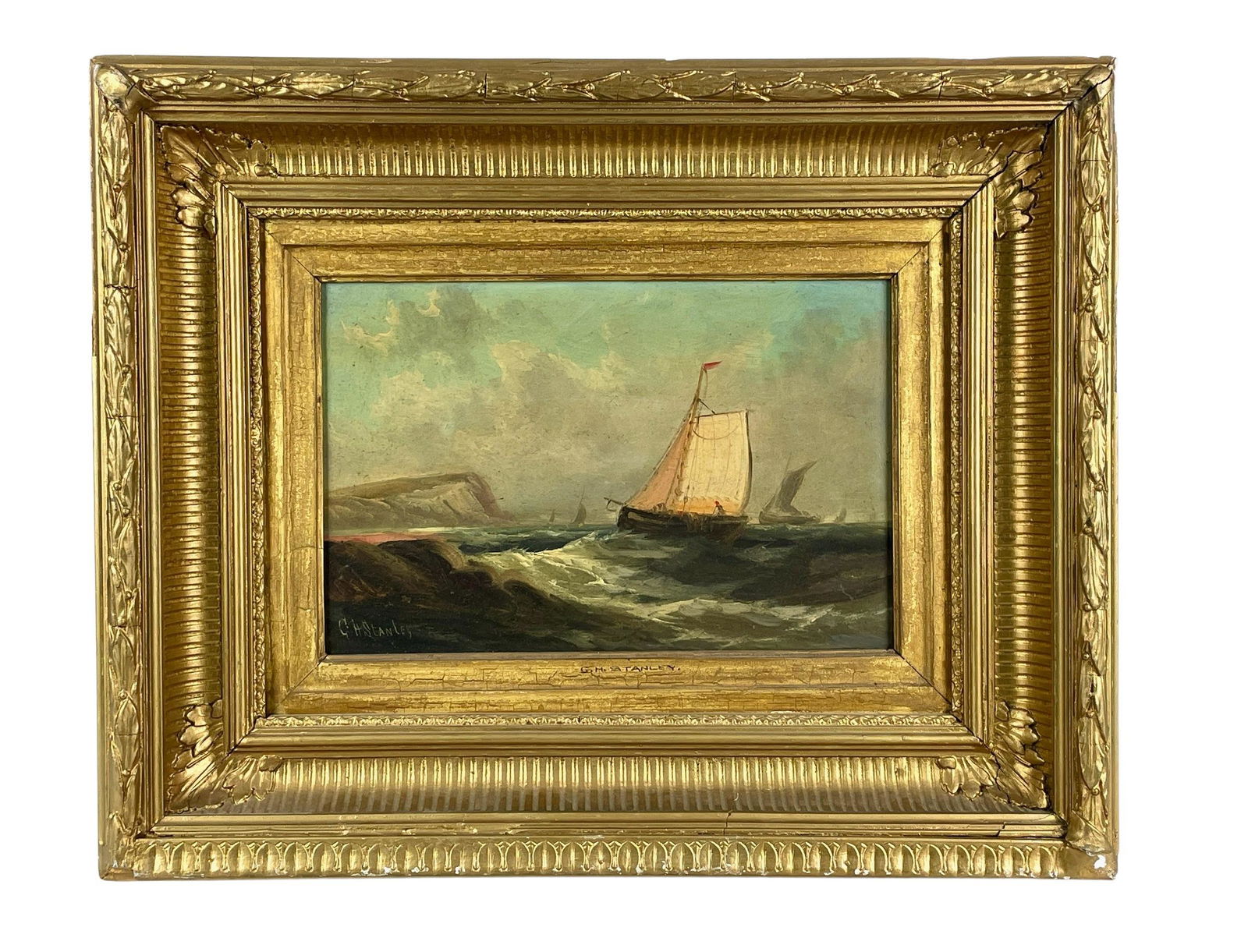 Maritime Painting by G.H. Stanley (1 of 3)