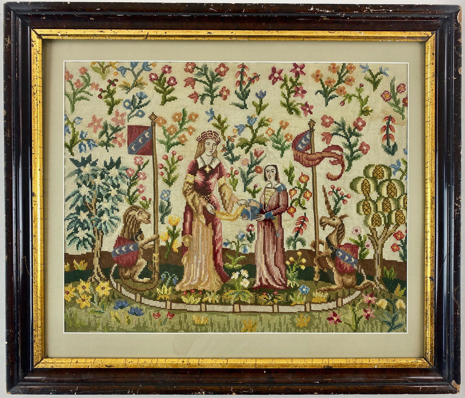 Lilian Barton Wilson Folk Art Needlepoint (1 of 7)