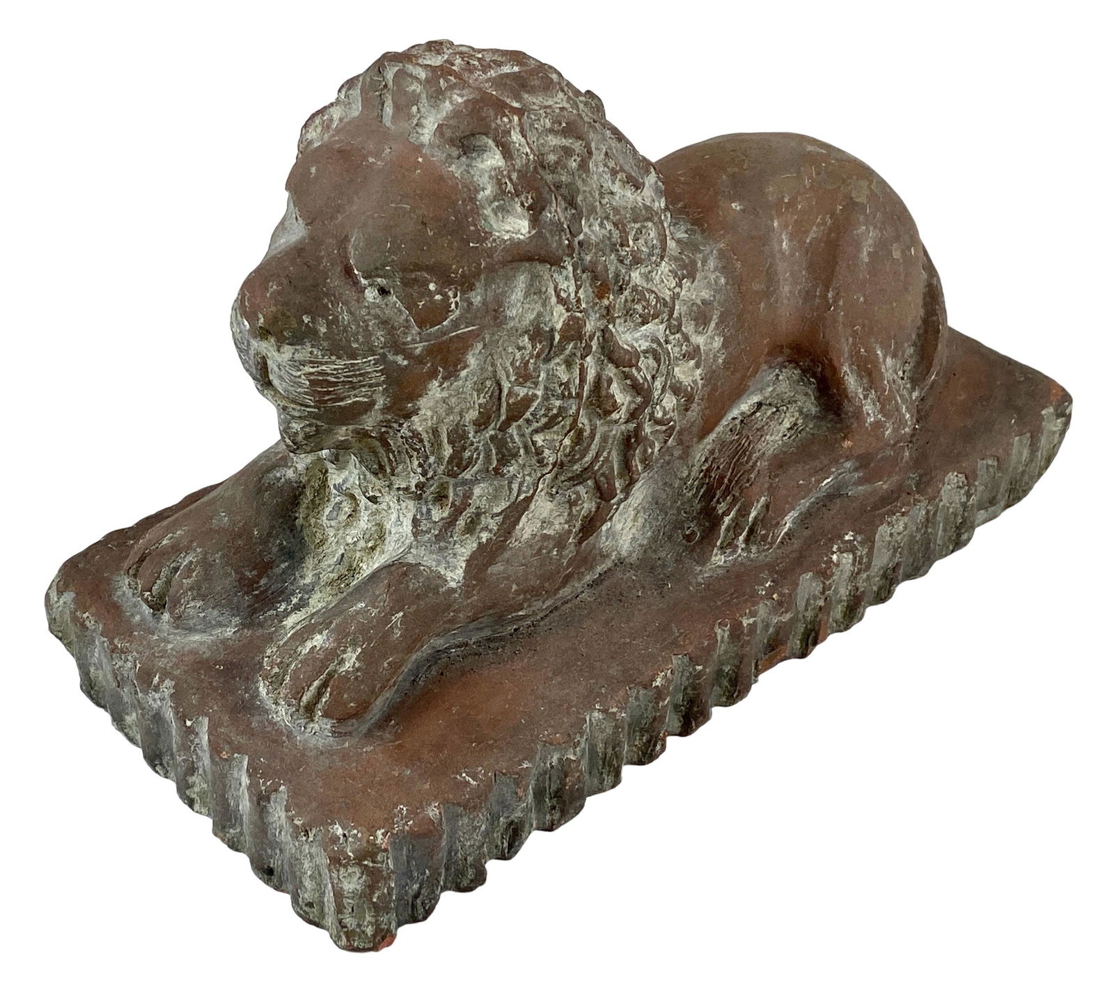 19th Century Carved Stone Lion Doorstop (1 of 6)