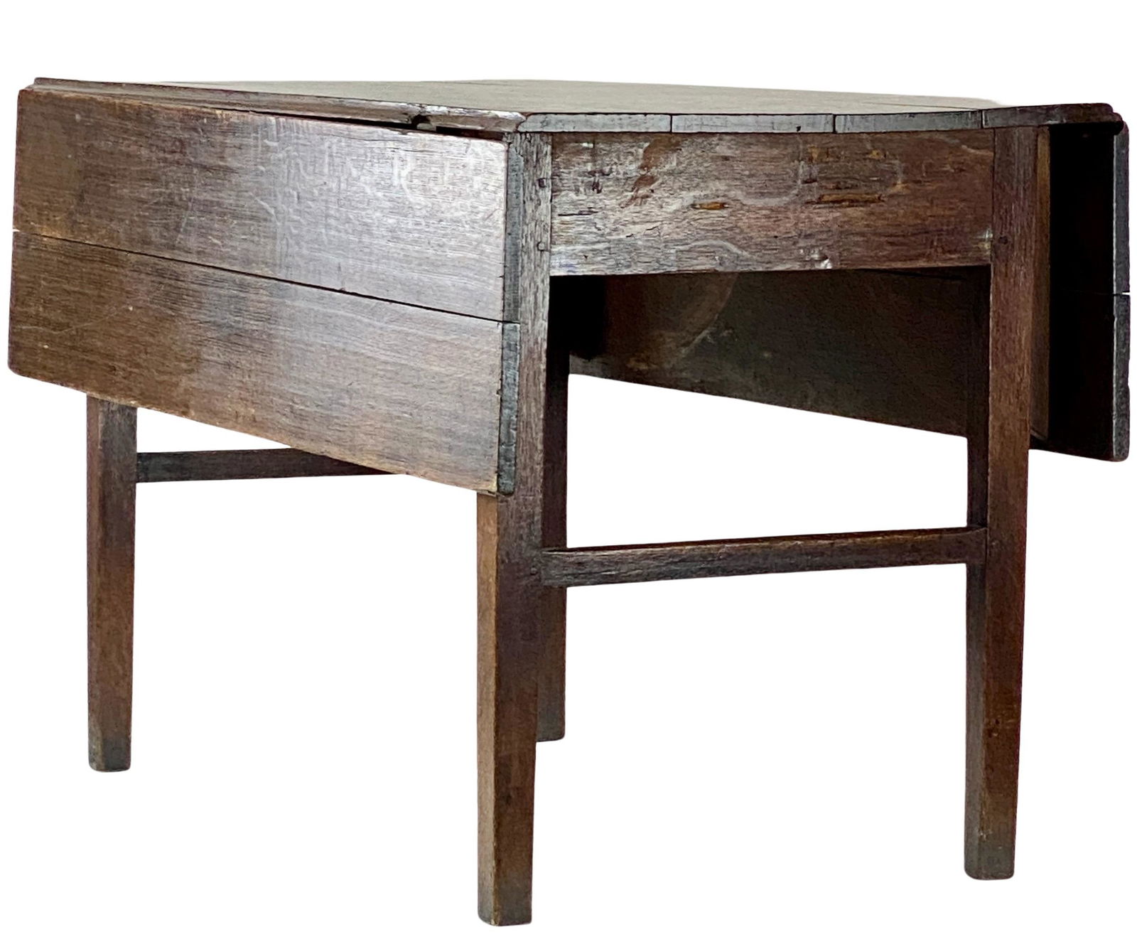 English Primitive Drop Leaf Dining Table (1 of 9)