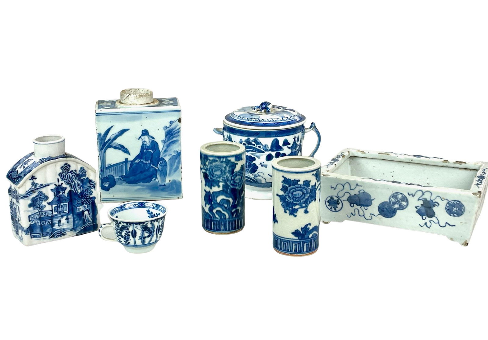 Chinese Canton Blue and White Porcelains (1 of 10)