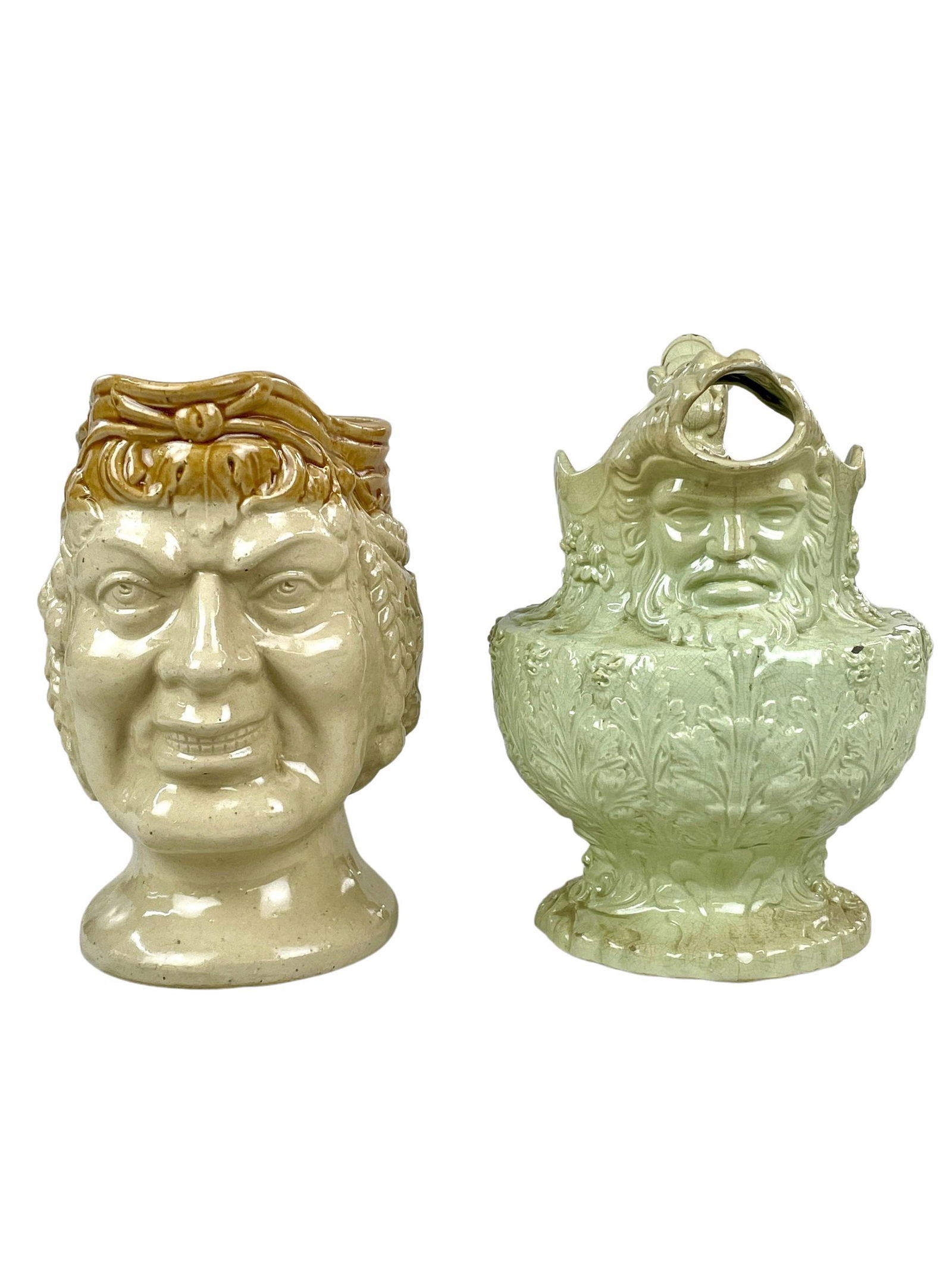 Pair of Two Ceramic Pitchers (1 of 8)