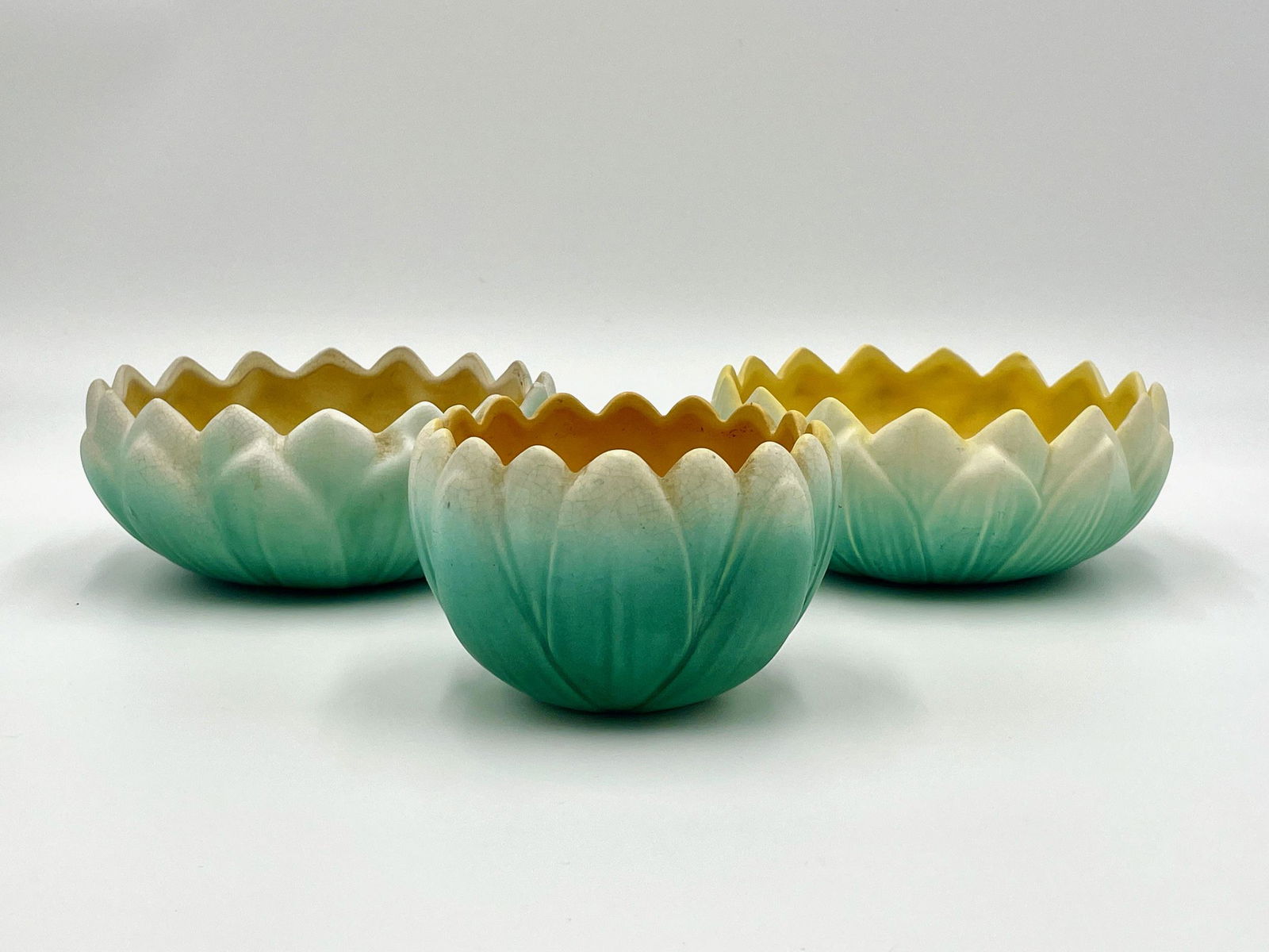 Three Weller Lotus Bowls (1 of 3)
