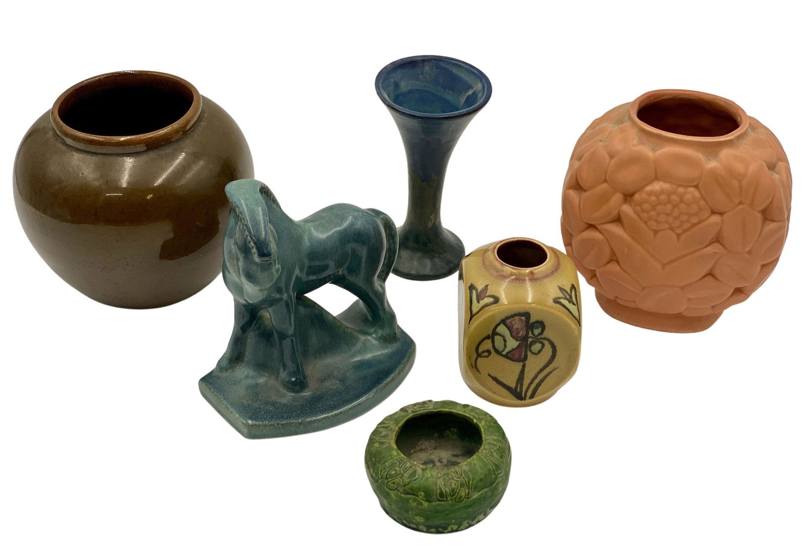 Collection of Art Pottery, Varying Styles (1 of 9)