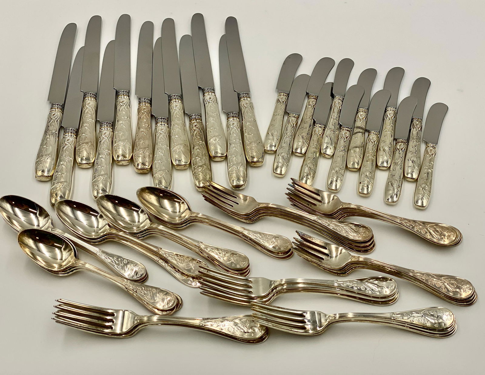 Tiffany & Co. Sterling "Audubon" Flatware Service (1 of 11)