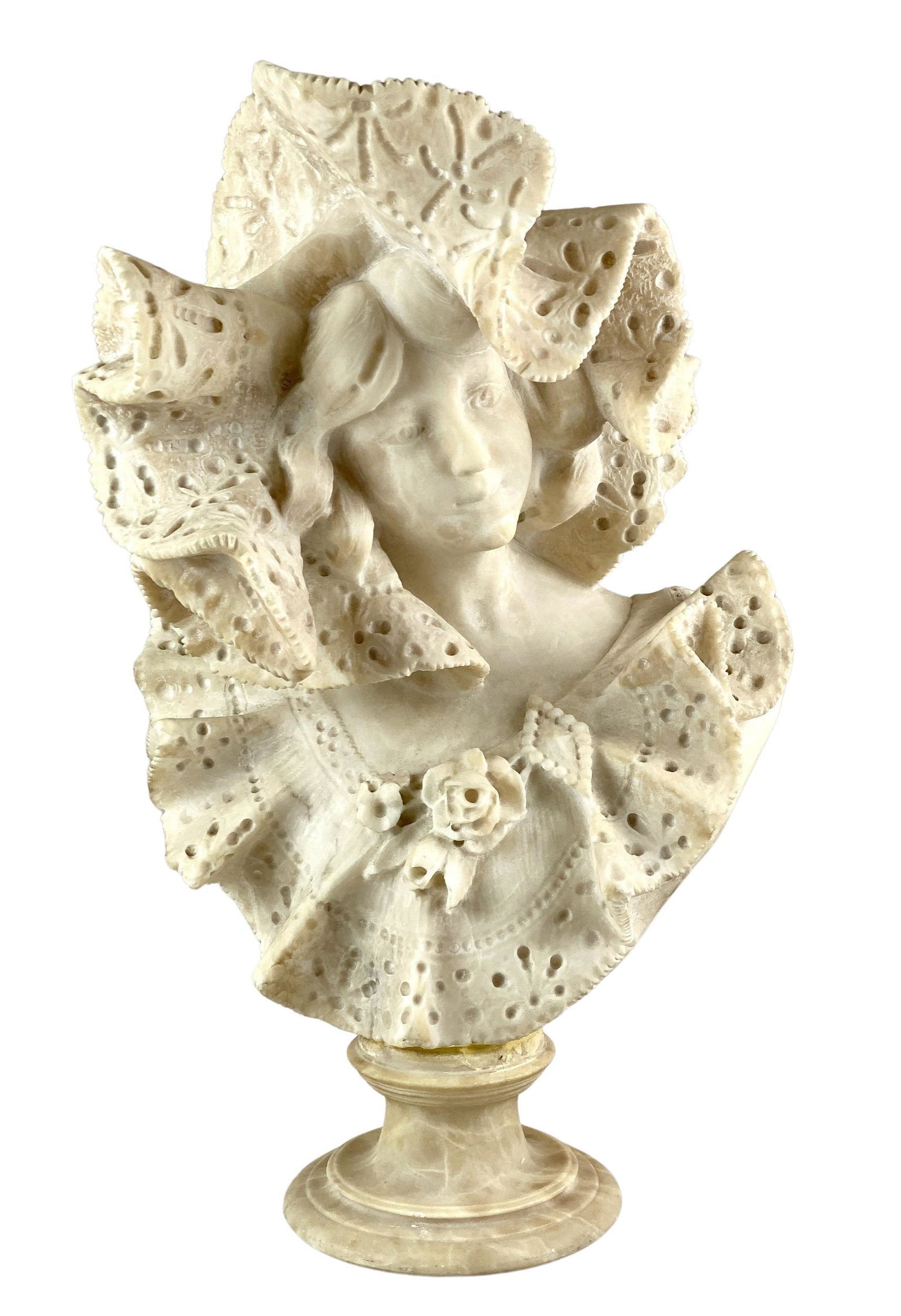 Continental Alabaster Bust (1 of 5)