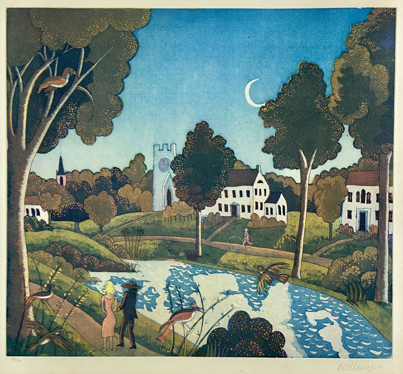 Thomas McKnight Serigraph, Limited, 3 of 20 (1 of 6)