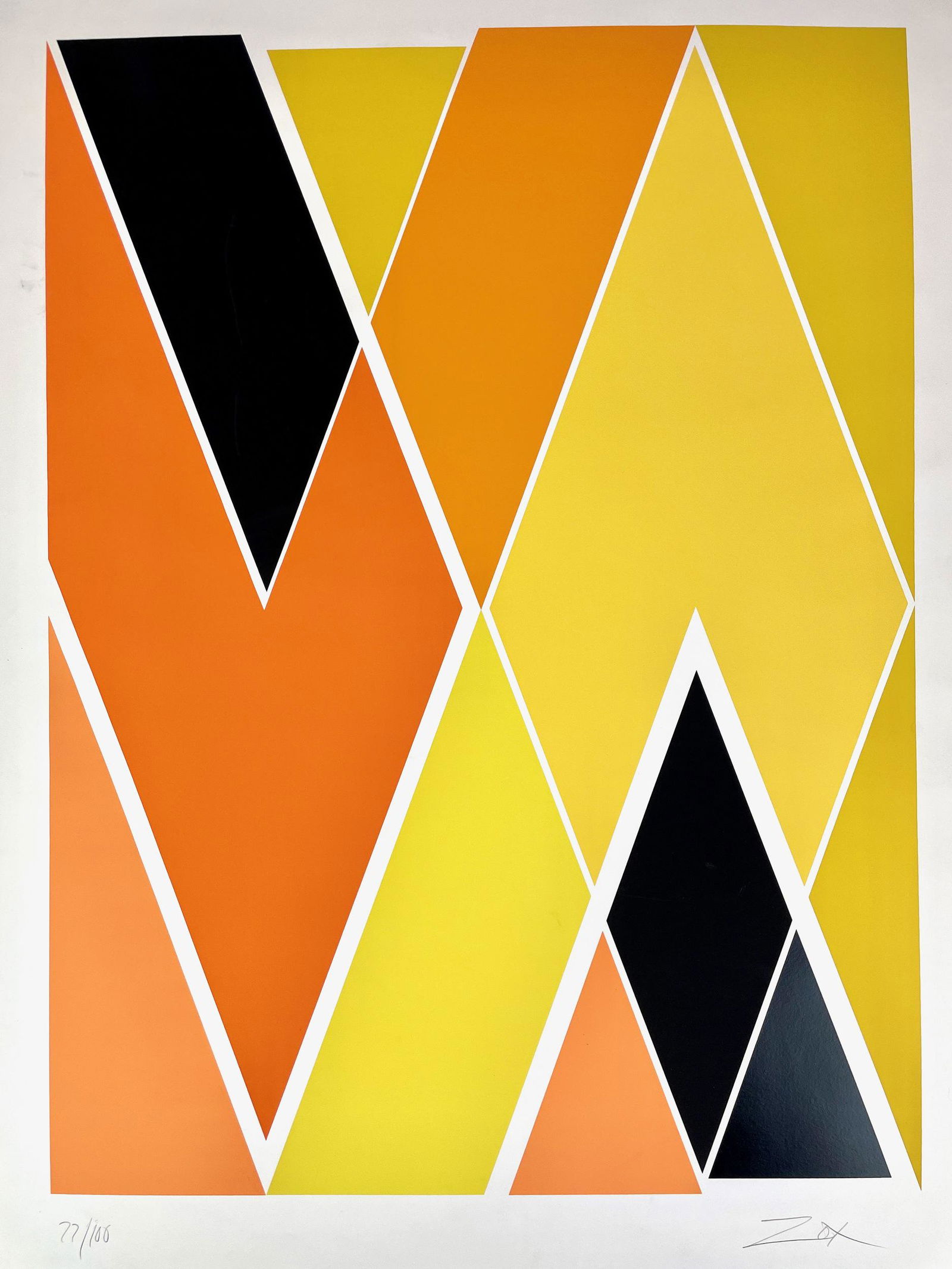 Larry Zox (1936-2006), Silkscreen (1 of 5)