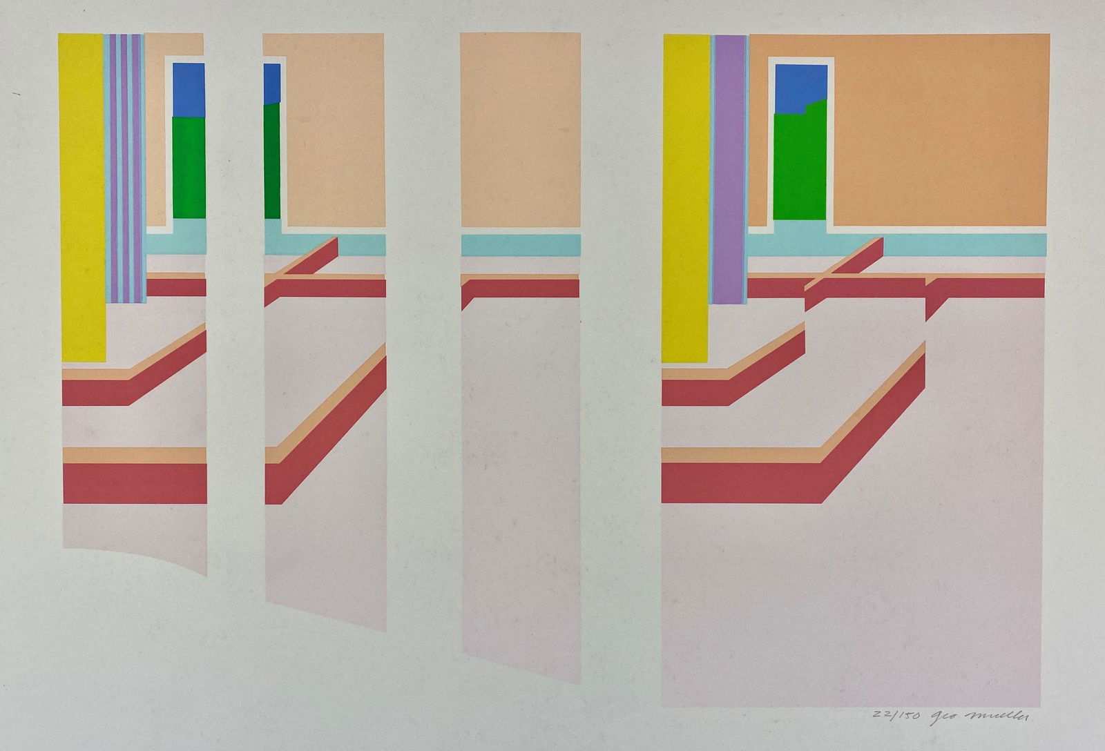 Silkscreen by George Ludwig Mueller (1 of 5)