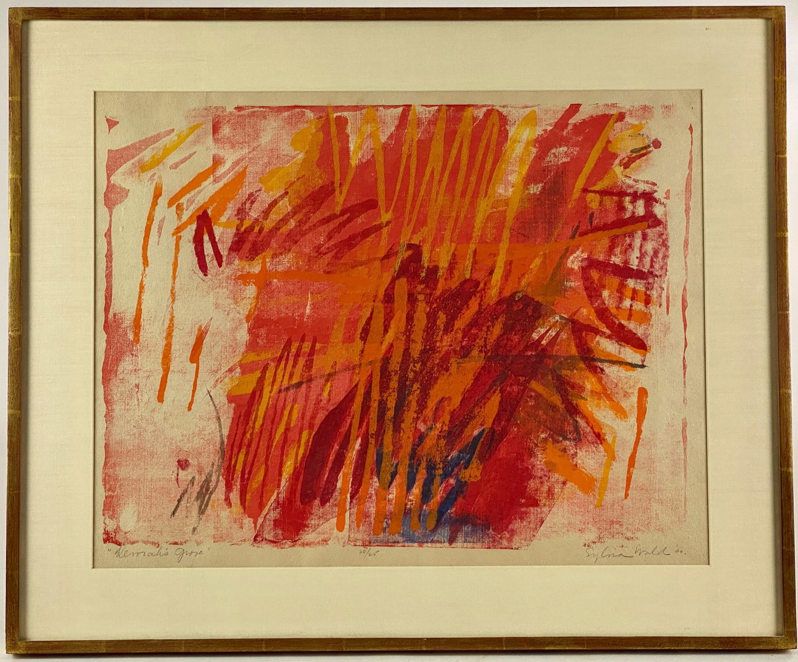 "Devorah's Grove" Silkscreen by Sylvia Wald (1 of 7)