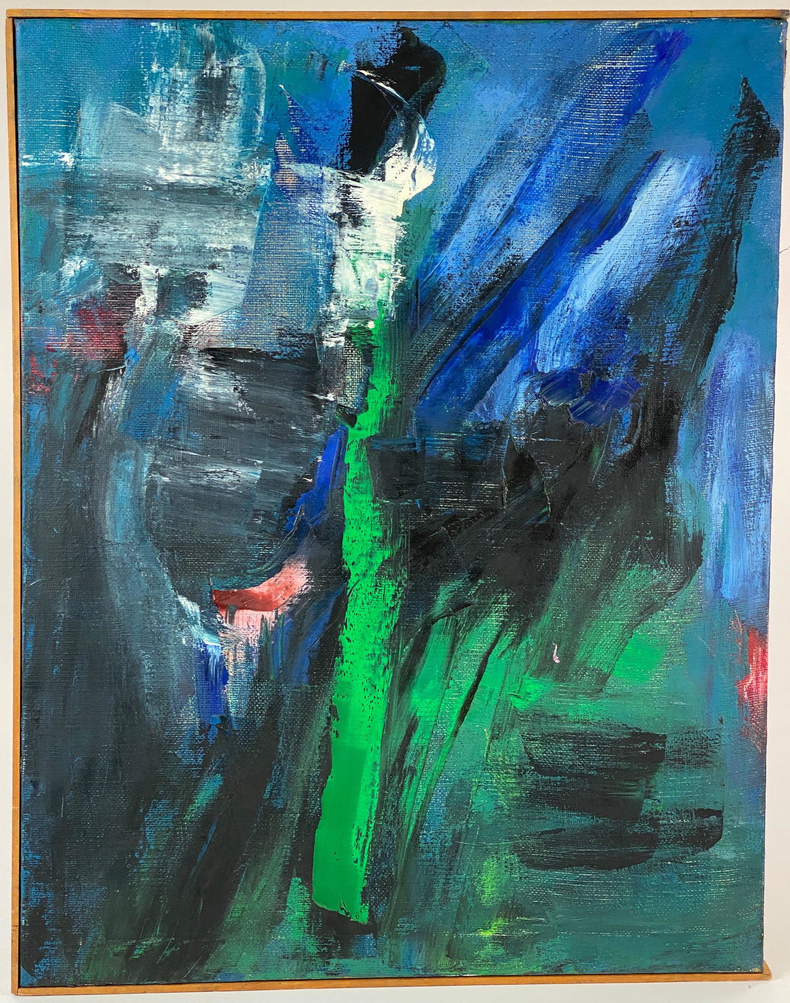 Reiko (Sakagami) Baum, Abstract Expressionist Oil (1 of 7)