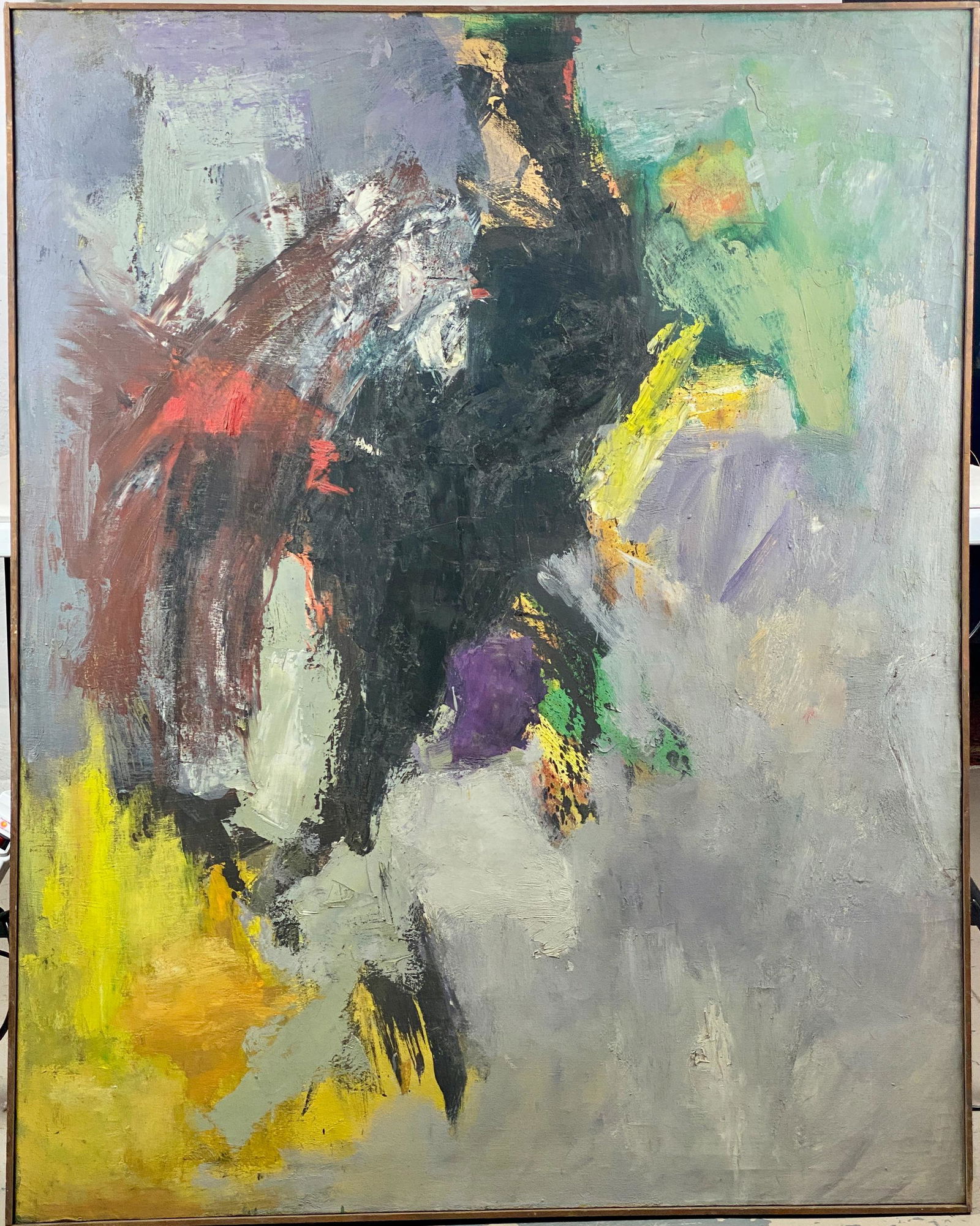 Reiko Sakagami Abstract Expressionist Oil (1 of 6)