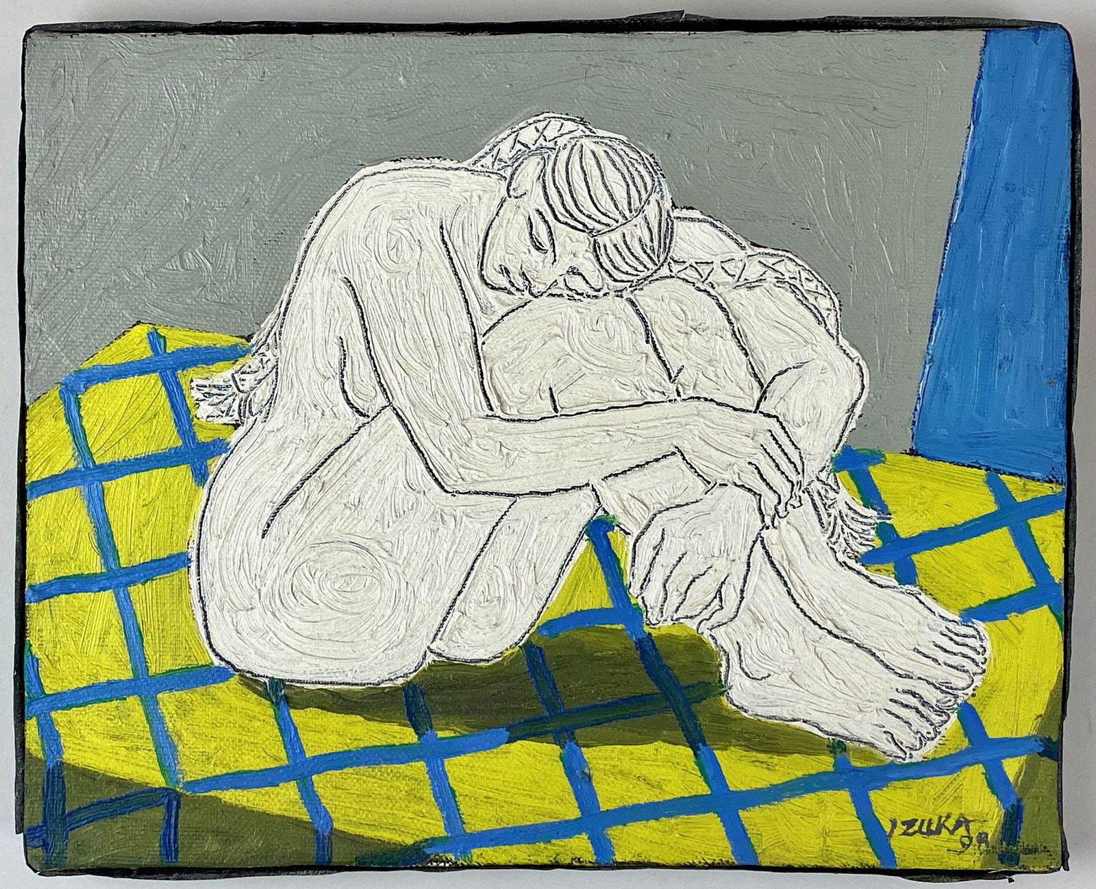 "Composition W Model" Oil by Kunio Izuka (1 of 7)