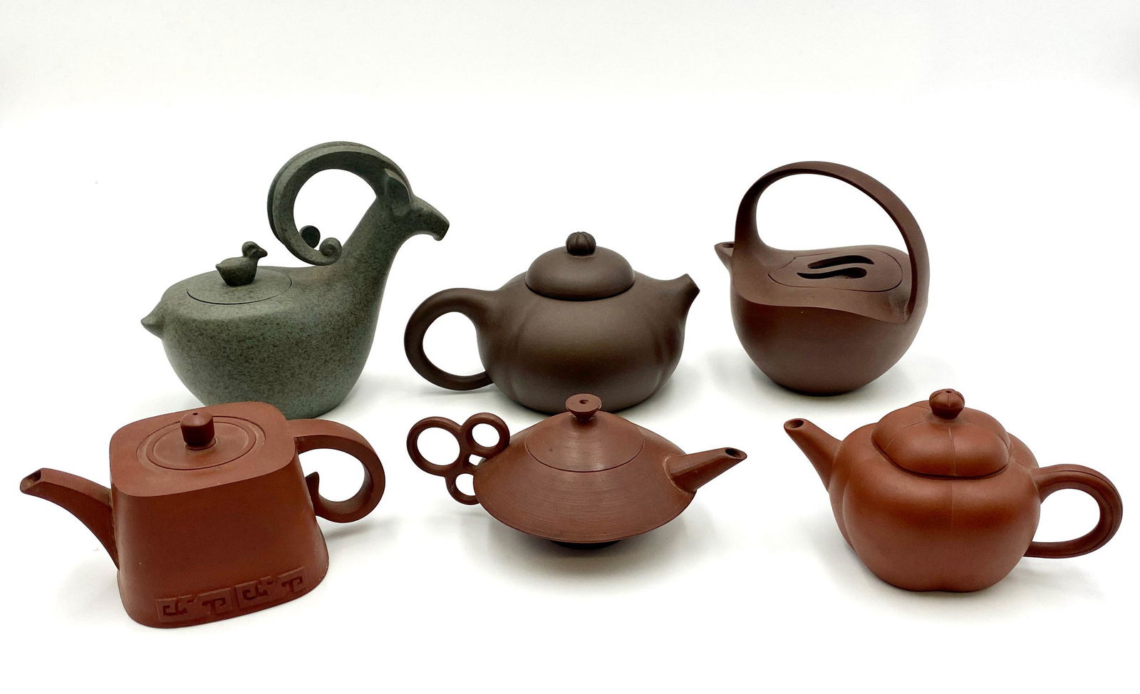 Chinese Yixing Ware Teapots, Various Makers (1 of 15)