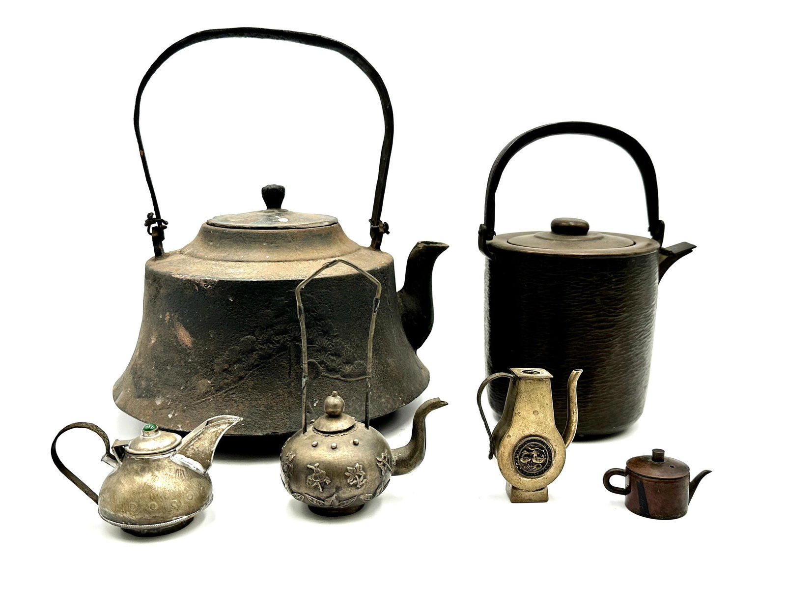 Japanese Metal/Iron Teapots (1 of 3)