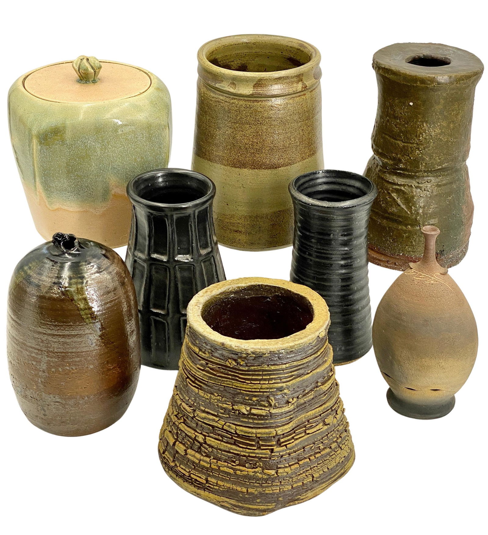 Studio Ceramics:  Group of Vessels (1 of 14)