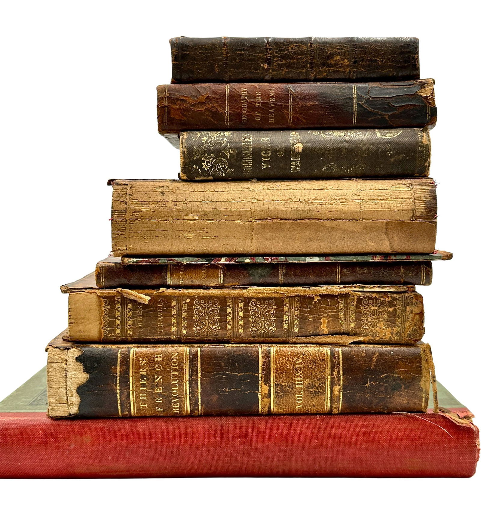 Group of 8 Antique Books (1 of 10)