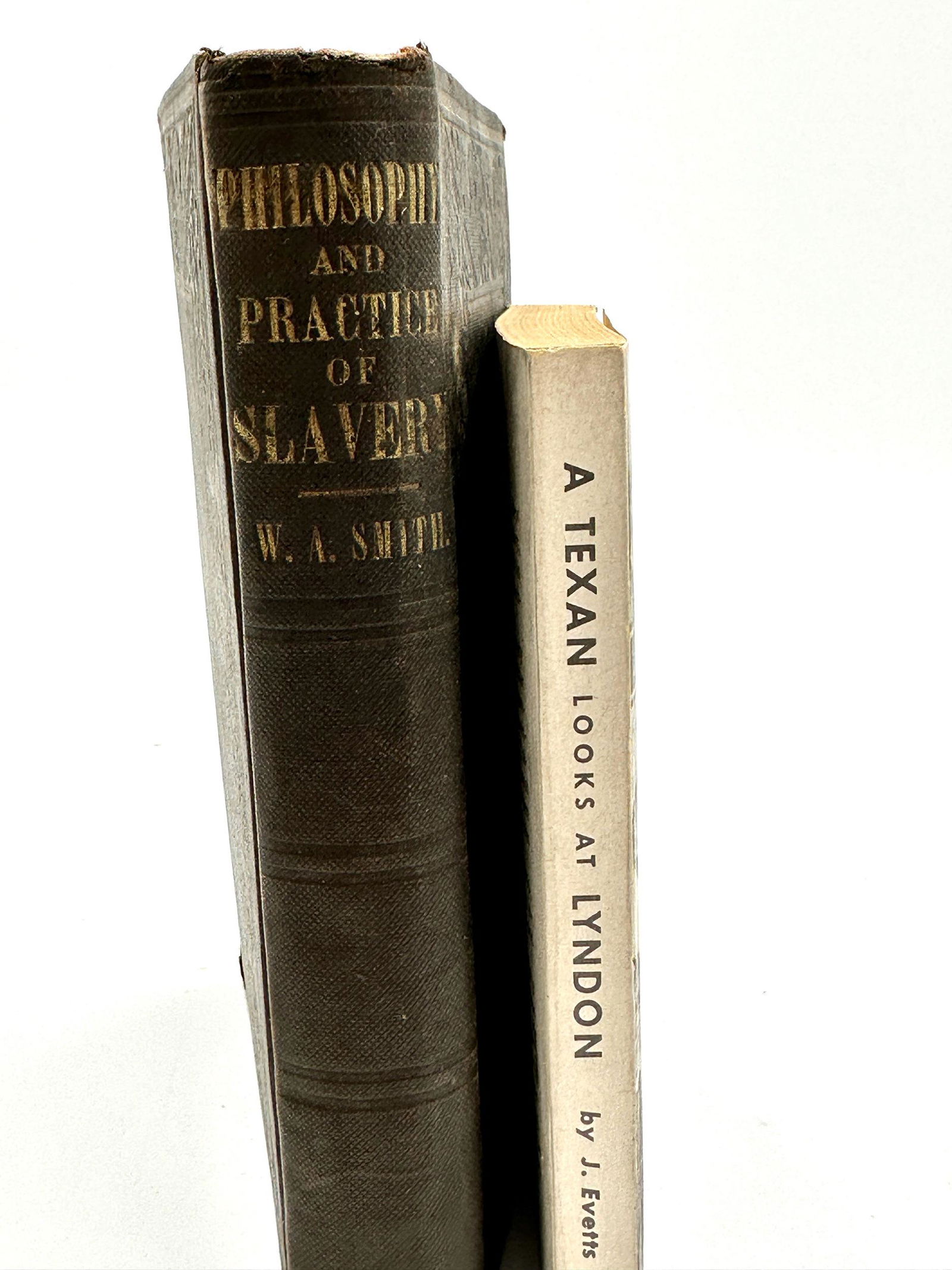 Two Antique books on Slavery/Southern History (1 of 3)