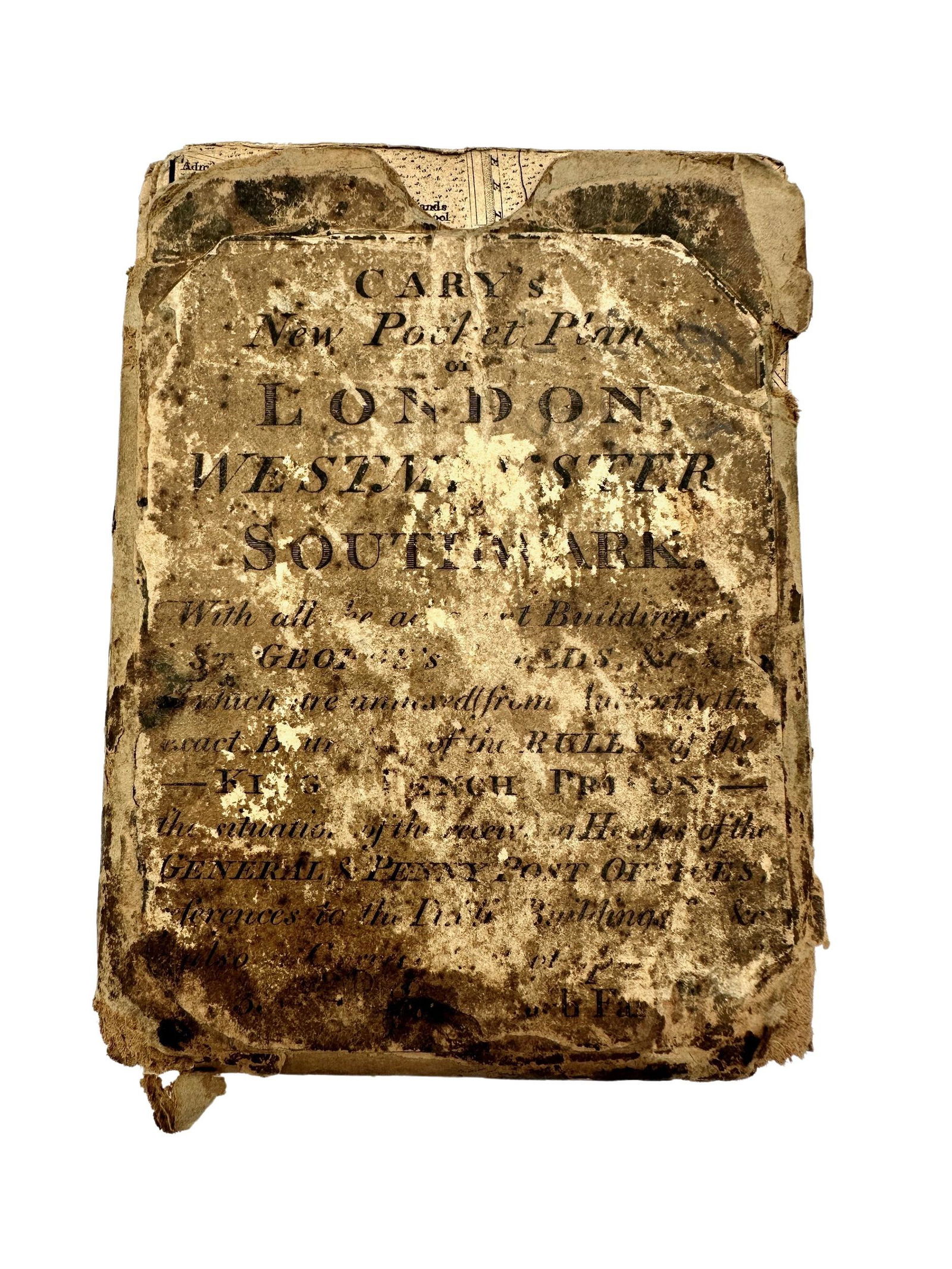 Cary's New Pocket Plan of London, 1809 (1 of 8)