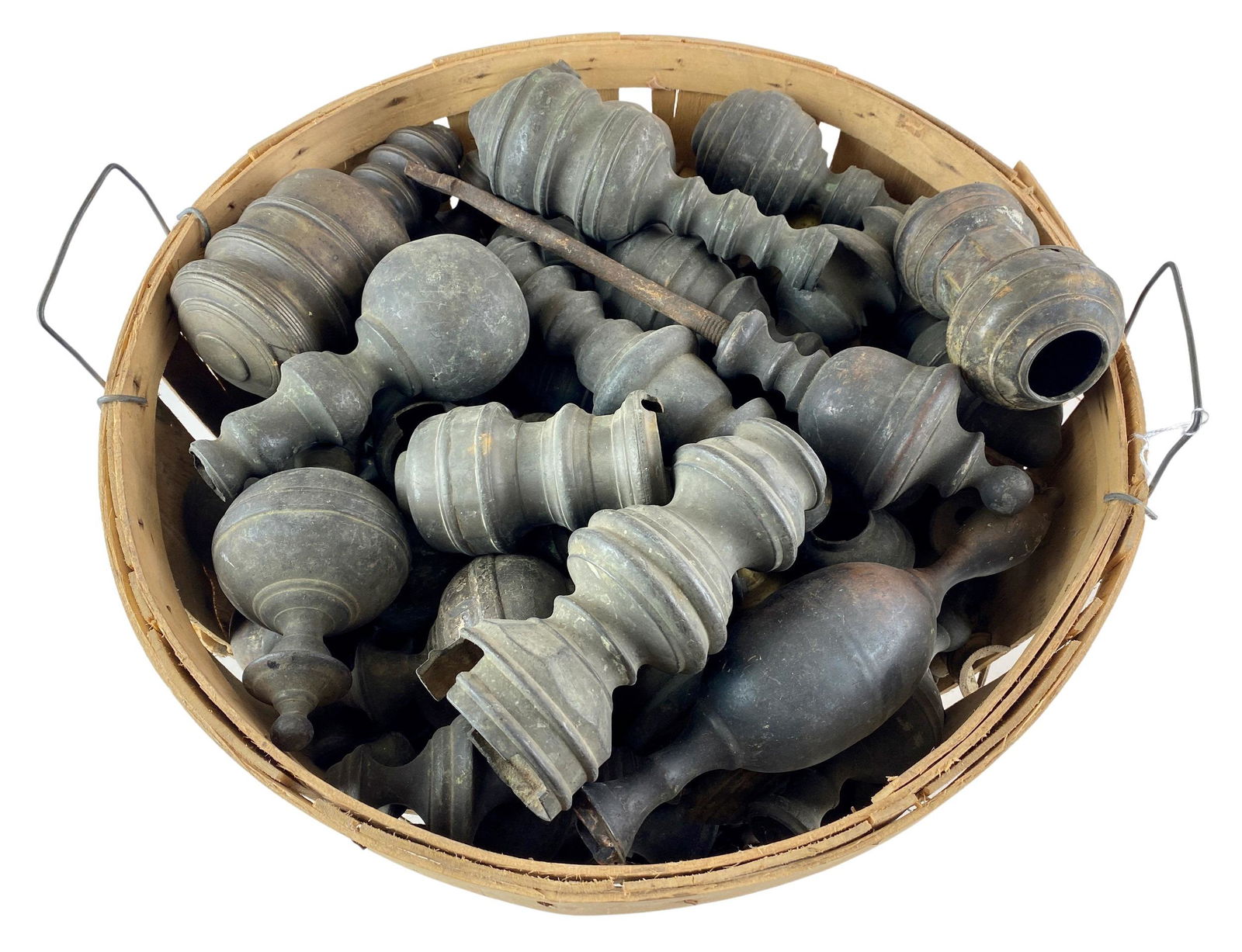 Large Collection of Iron Finials (1 of 3)