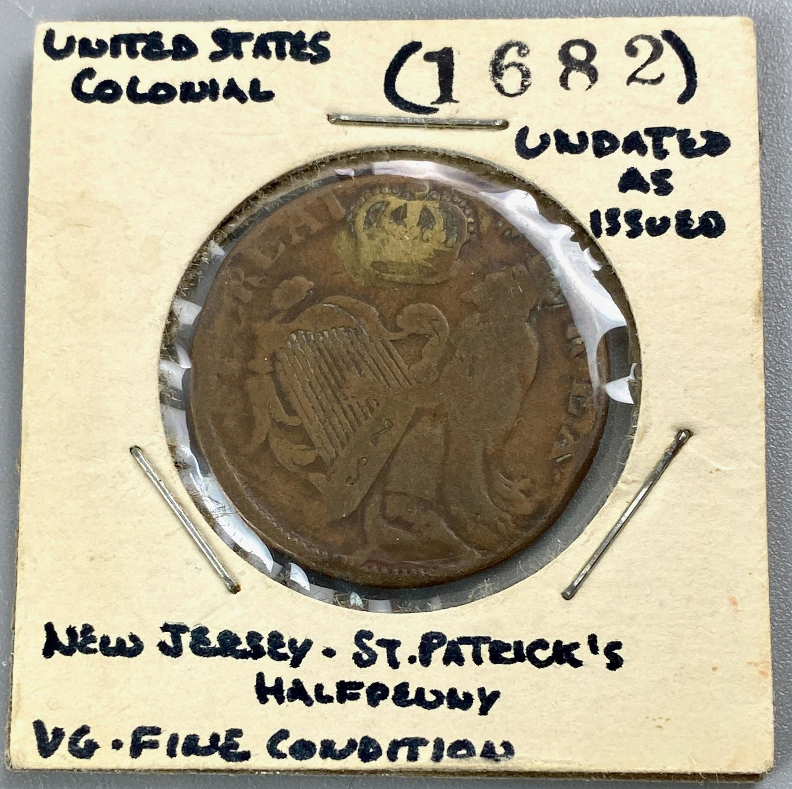 1670's St. Patrick Halfpenny (1 of 4)