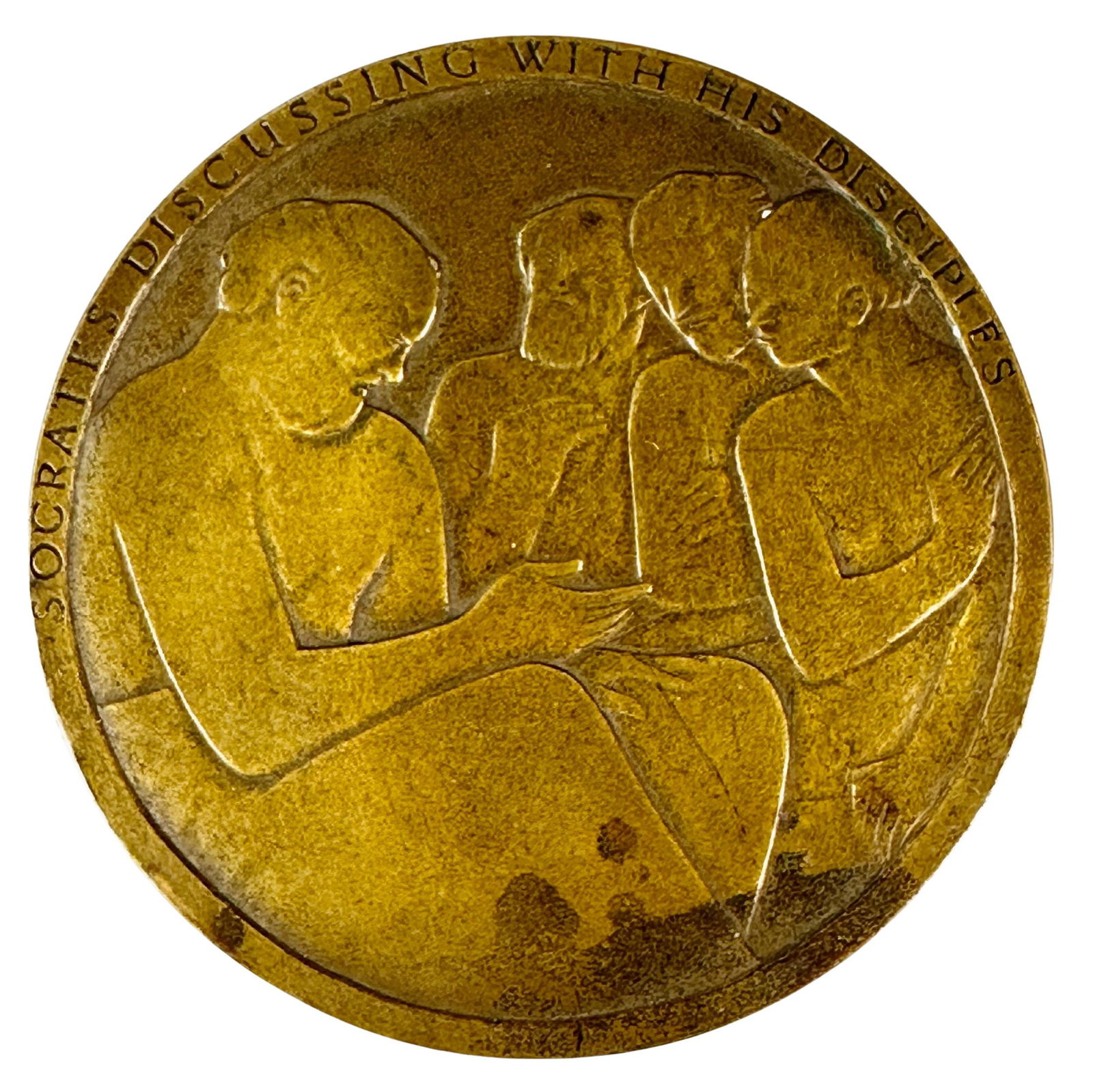 Philosopher Bronze Medal by Ivan Mestrovic (1 of 7)