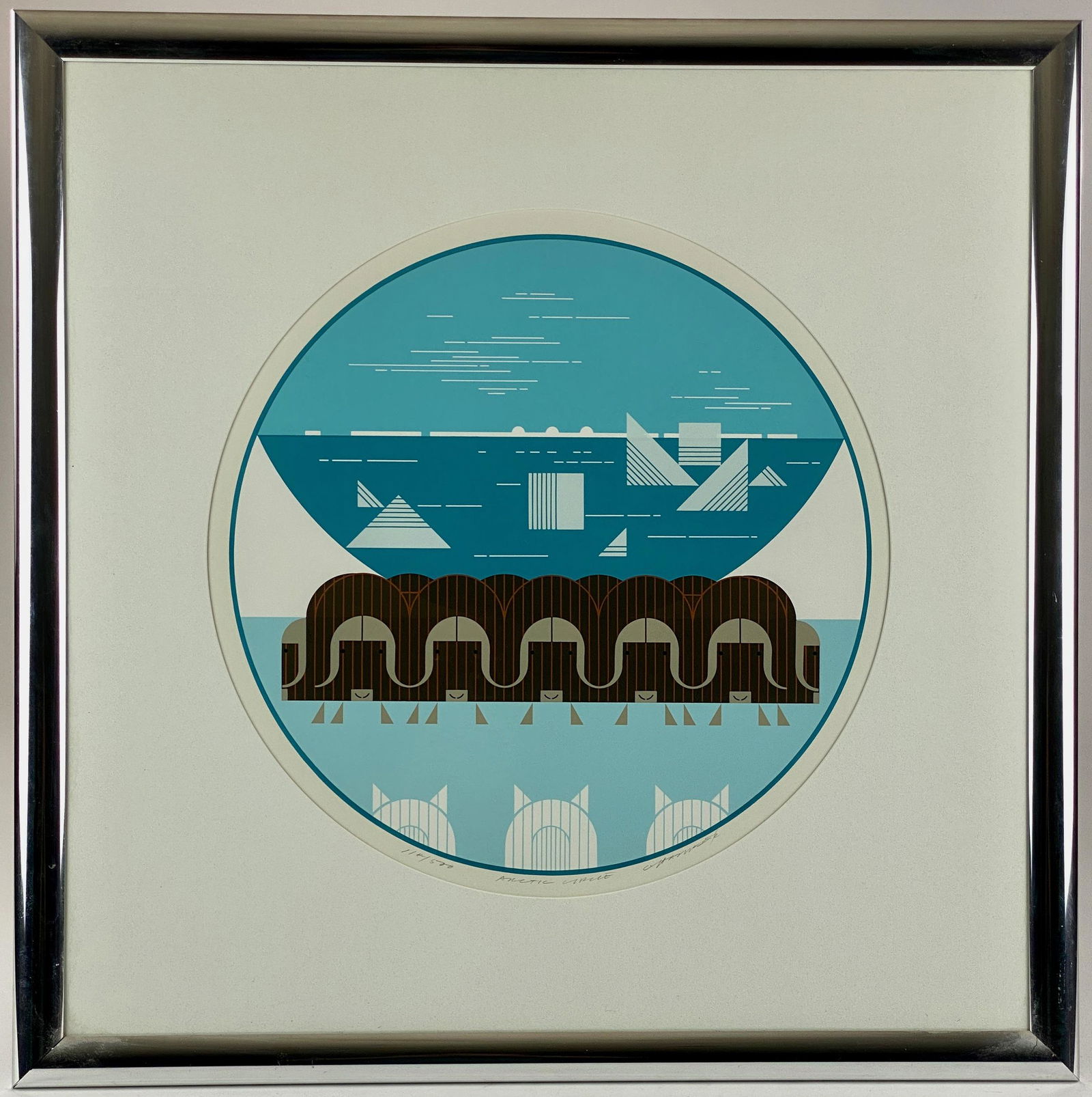"Arctic Circle" Silkscreen by Charley Harper (1 of 5)