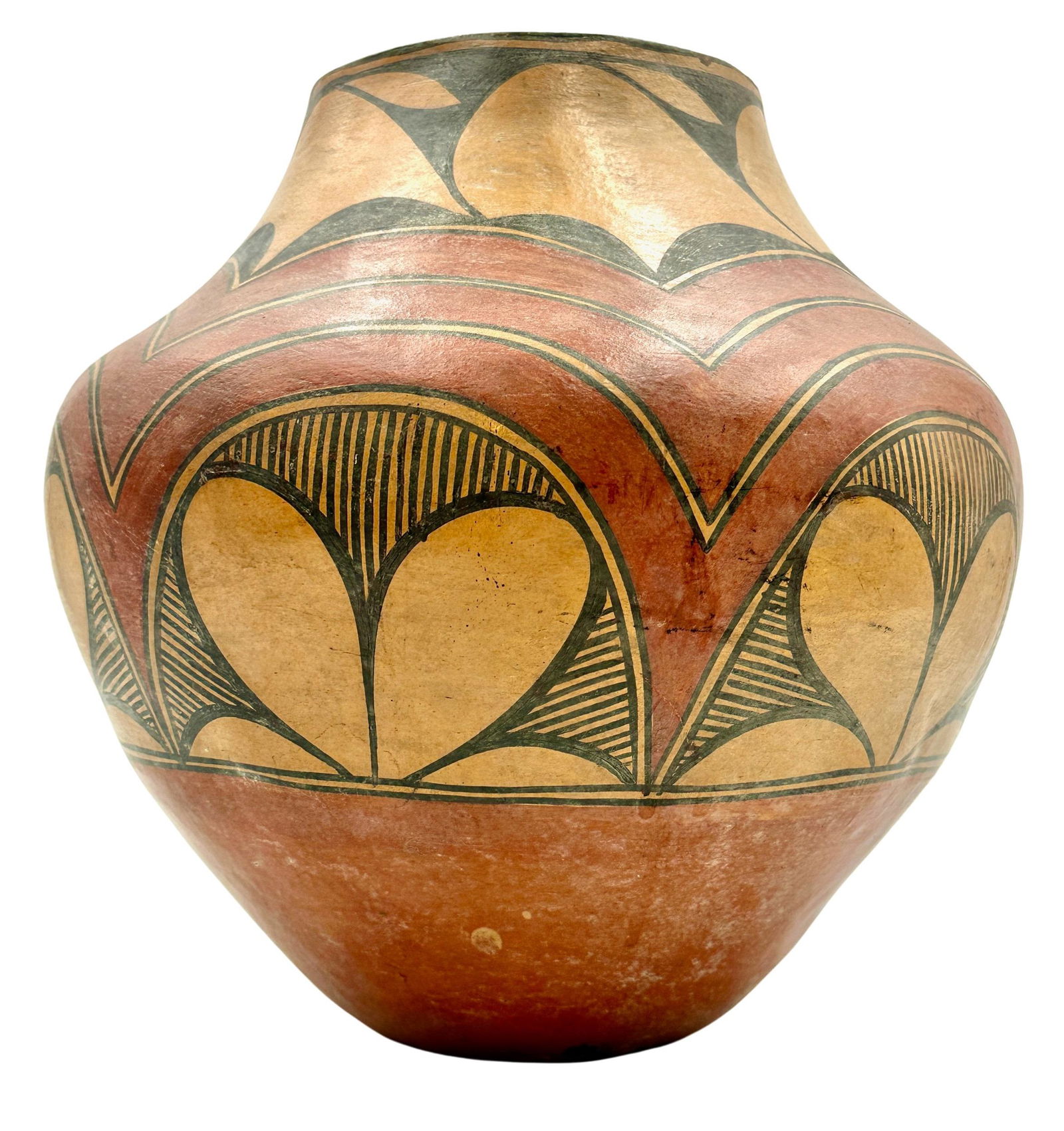 Zia Pueblo Polychrome Olla Pottery (1 of 7)