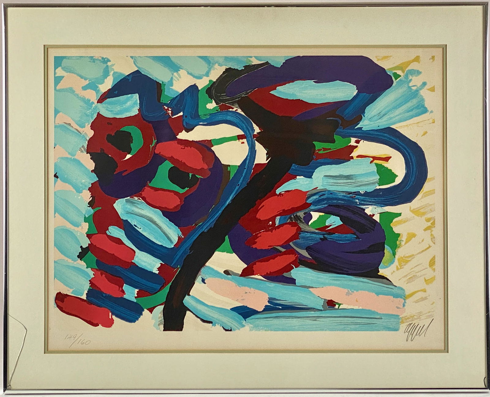 "Loving Heads" Litho by Karel Appel (1 of 8)