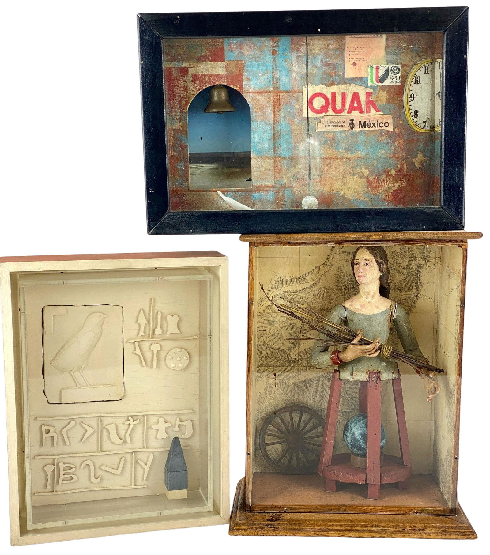 Jane Egan, Trio of Wood Box Constructions (1 of 14)