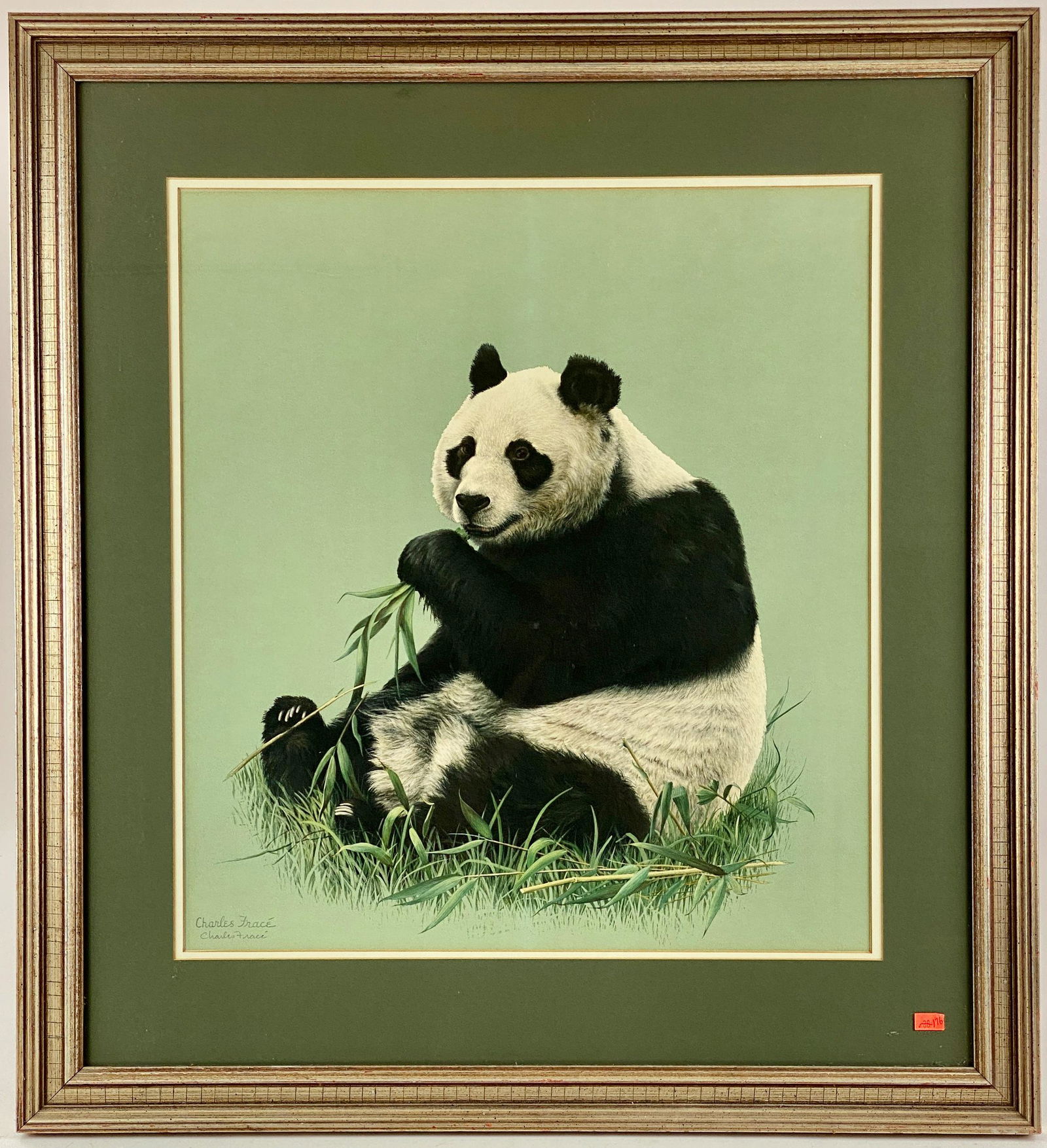 Charles Frace Offset Lithograph of a Panda (1 of 4)