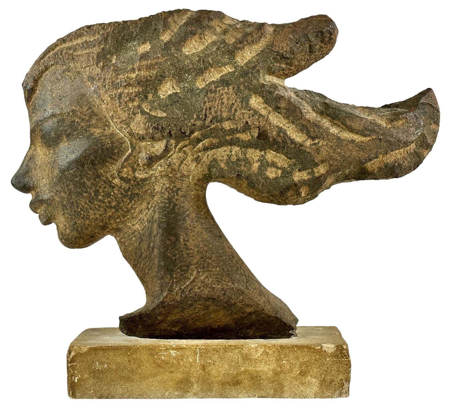 Stone Bust by Charles Gordon Cutler (1 of 8)