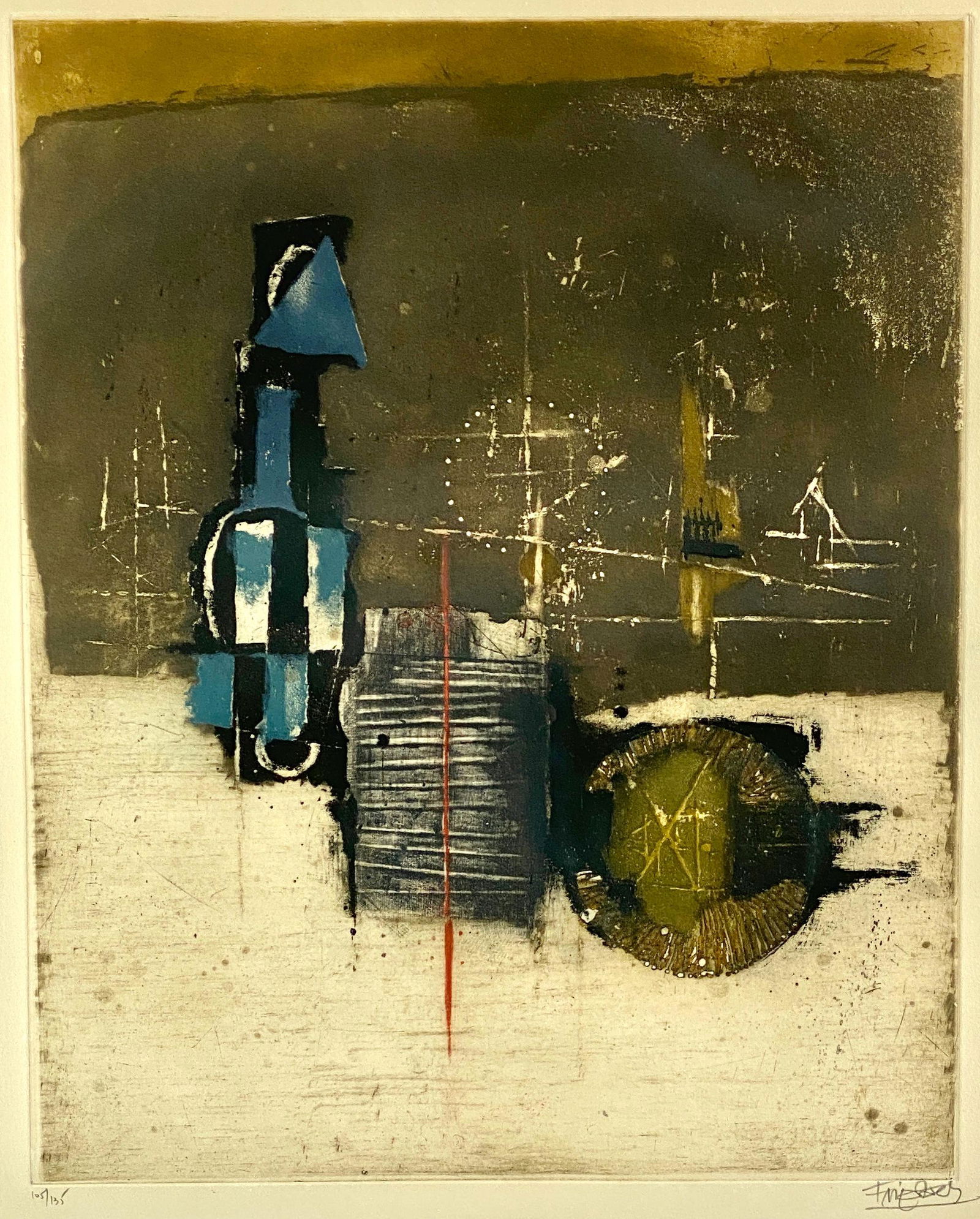 Johnny Friedlander etching ÒSix Palettes SuiteÓ (1 of 6)