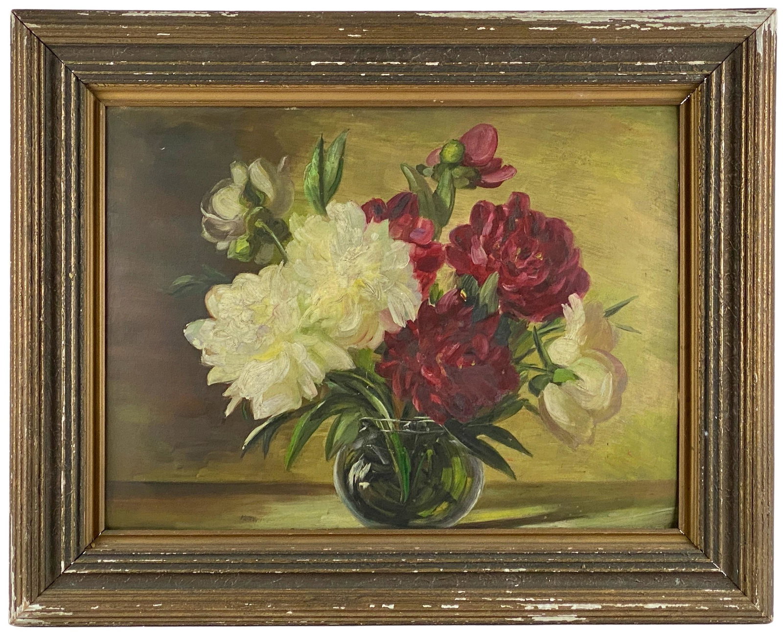 Seven Still Lifes, Florals and Botanicals: Watercolors, sketches, oil paintings. Some signed. Largest is 32" x 25" (framed) Fine art from the Collection of Madeline and Dario Covi, longtime