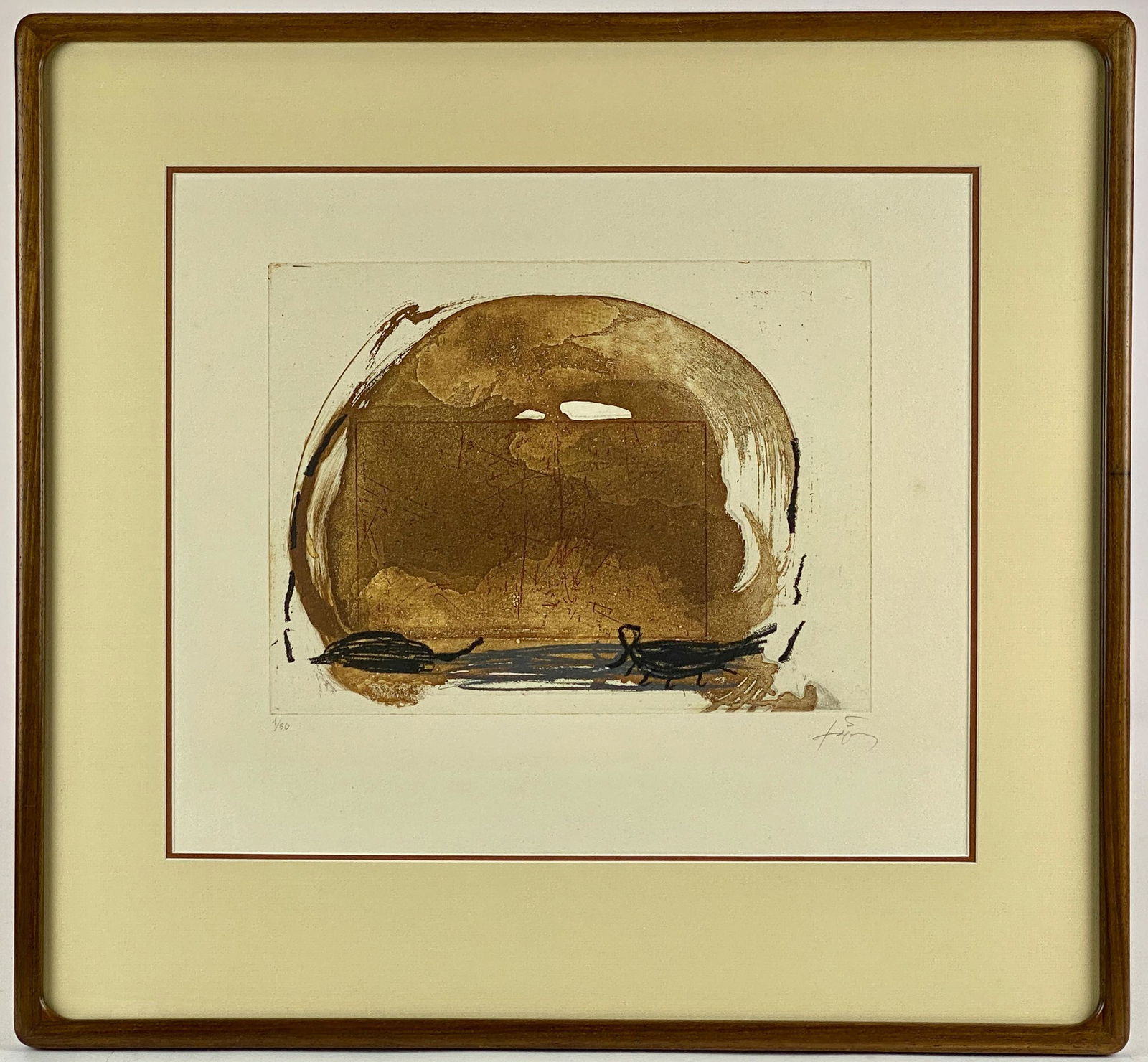 "Crane" Etching by Antoni Tapies (1 of 8)