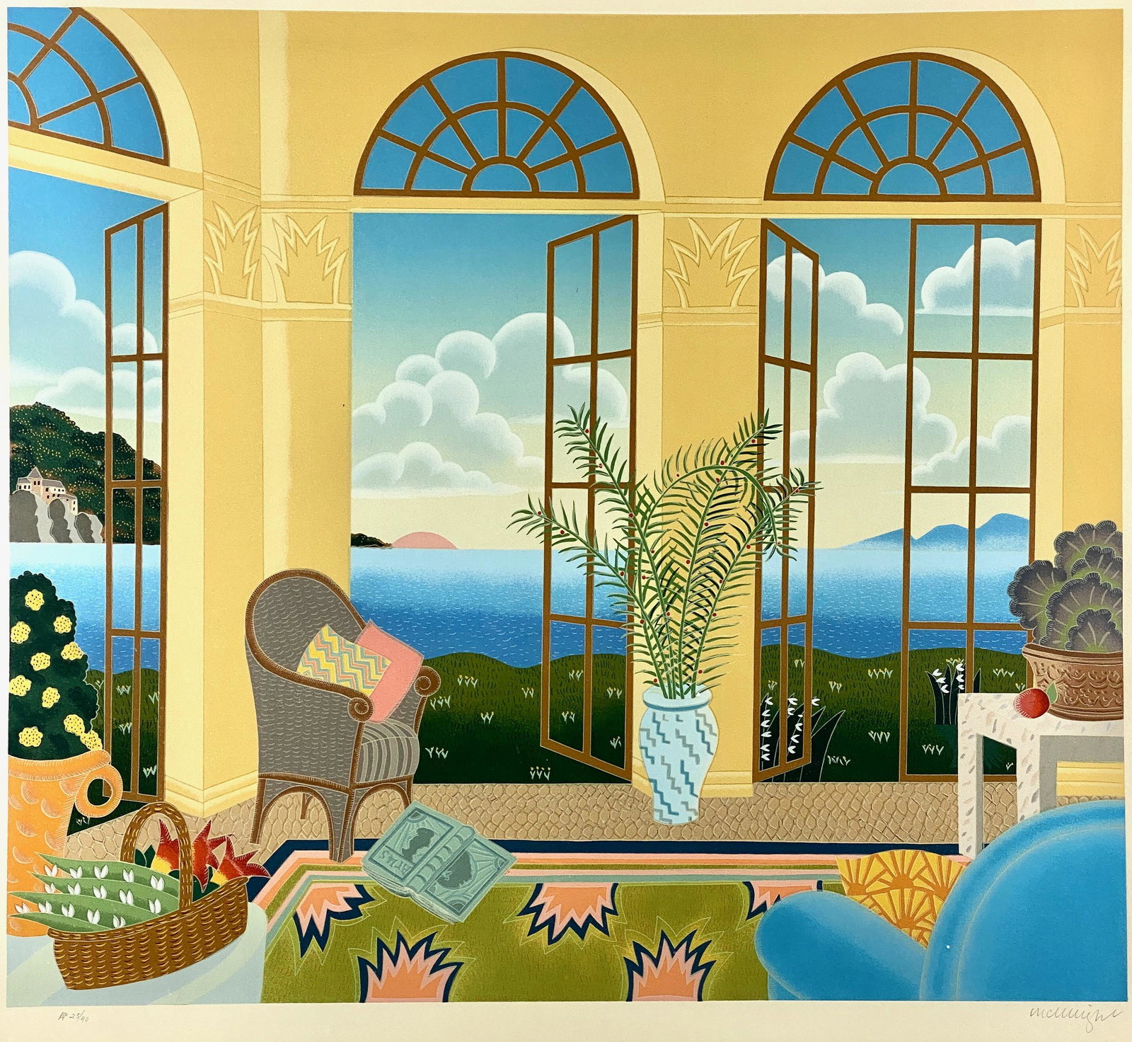 Thomas McKnight Interior Serigraph (1 of 6)